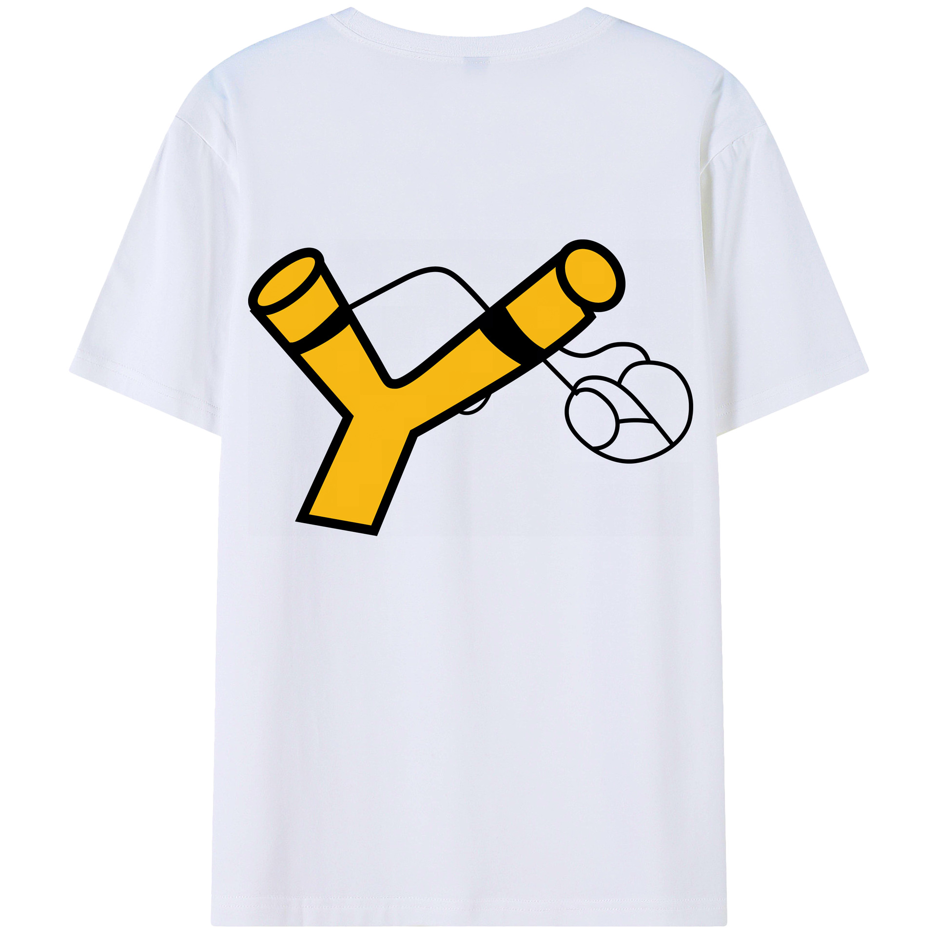 （画像用） Angry Birds アングリーバード 綿100％ メンズ半袖Tシャツ（バックプリント） 通気性