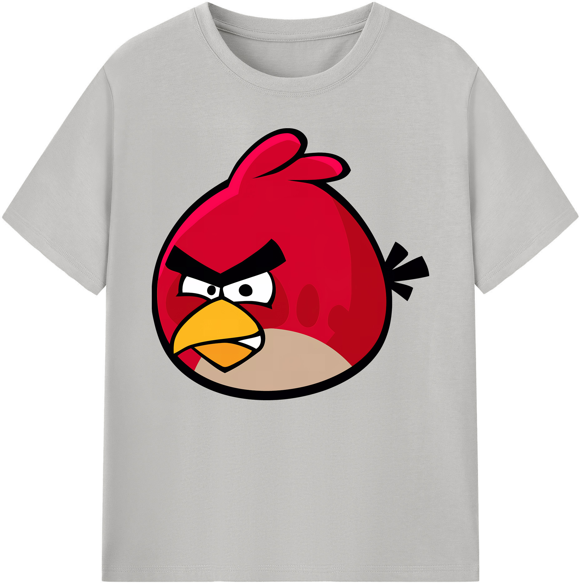 （画像用） Angry Birds アングリーバード 綿100％ メンズ半袖Tシャツ｜肌触りやわらか＆通気性