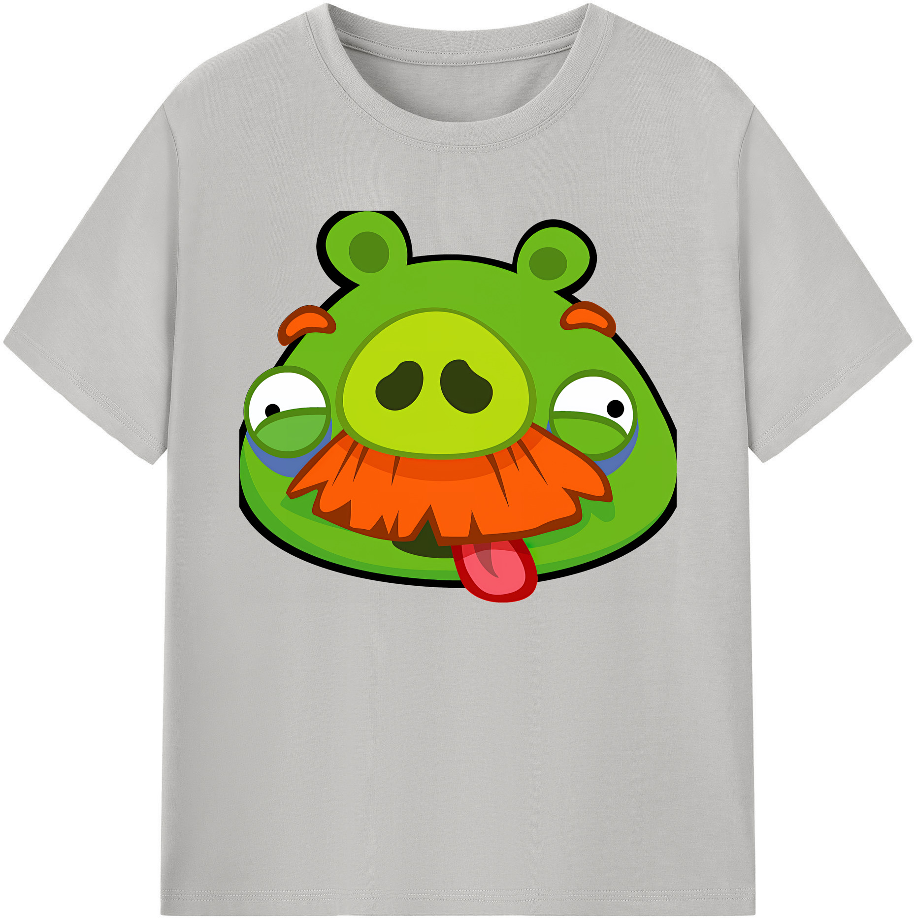 （画像用） Angry Birds アングリーバード 綿100％ メンズ半袖Tシャツ｜肌触りやわらか＆通気性