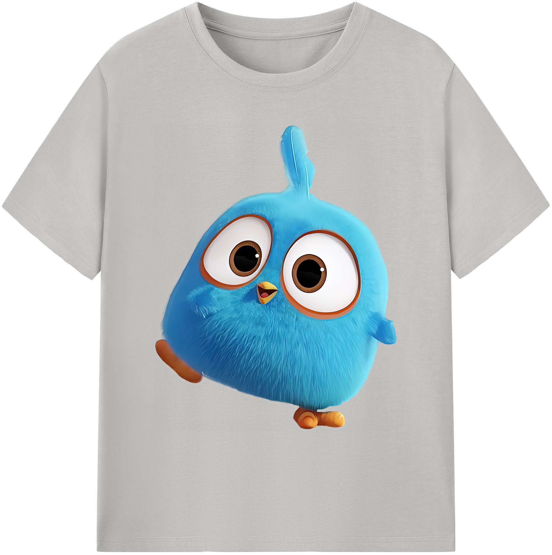 （画像用） Angry Birds アングリーバード 綿100％ メンズ半袖Tシャツ｜肌触りやわらか＆通気性