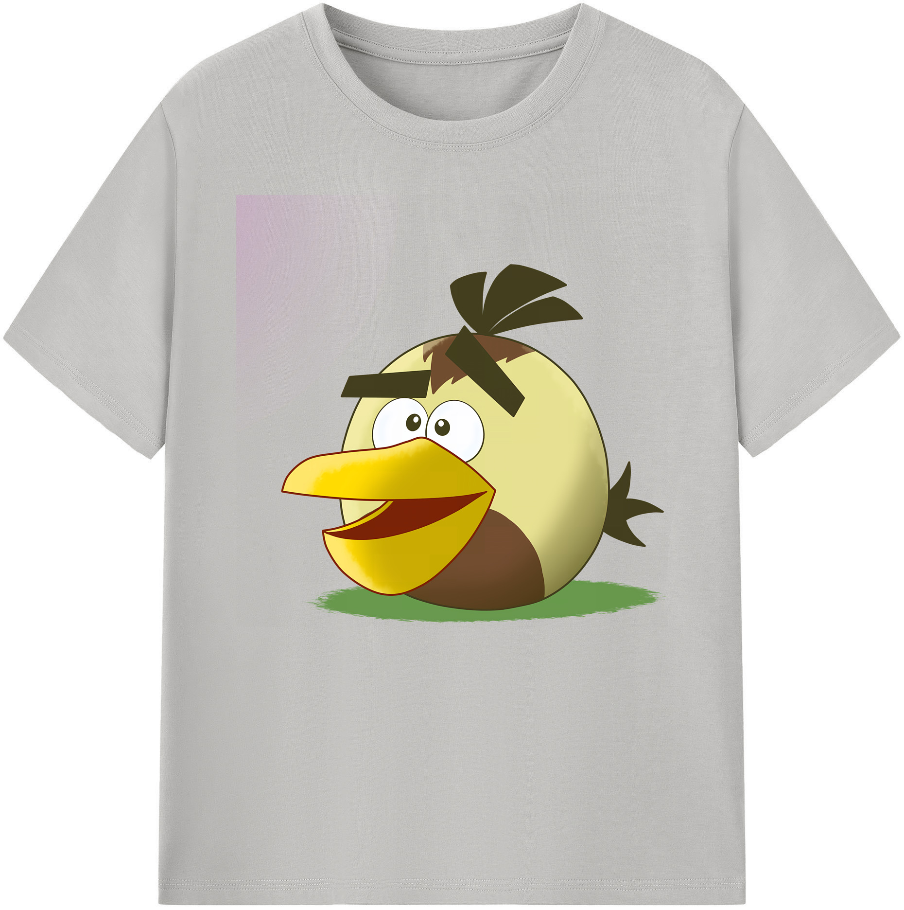 （画像用） Angry Birds アングリーバード 綿100％ メンズ半袖Tシャツ｜肌触りやわらか＆通気性