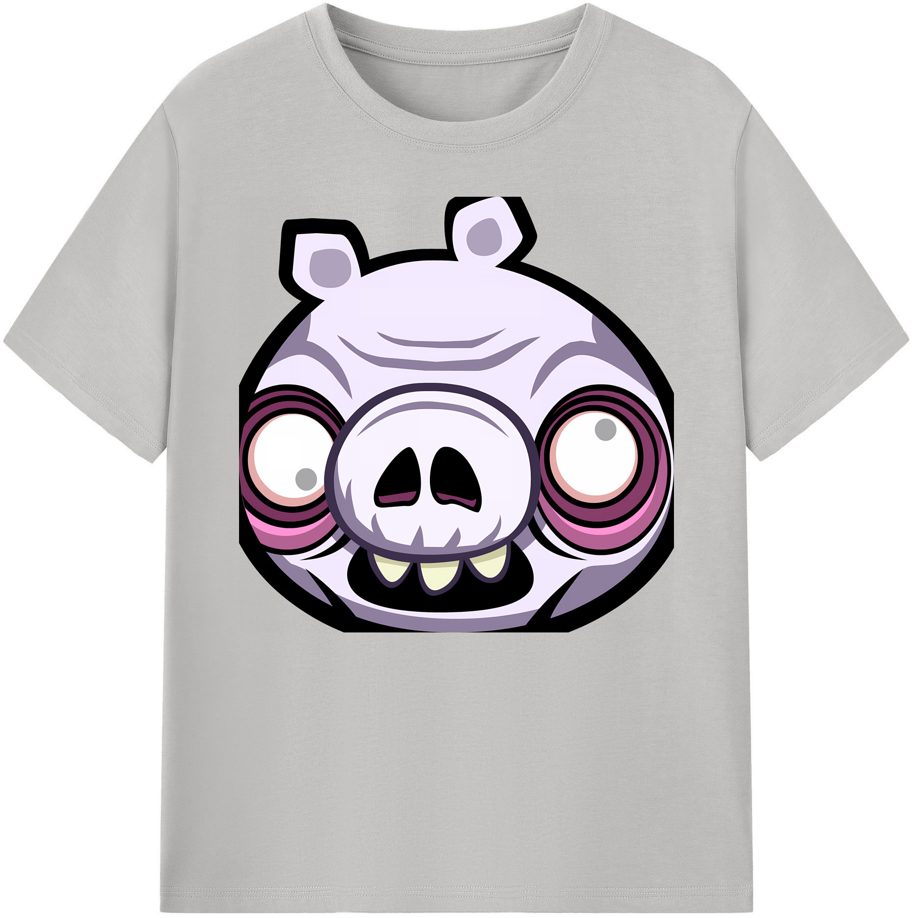 （画像用） Angry Birds アングリーバード 綿100％ メンズ半袖Tシャツ｜肌触りやわらか＆通気性