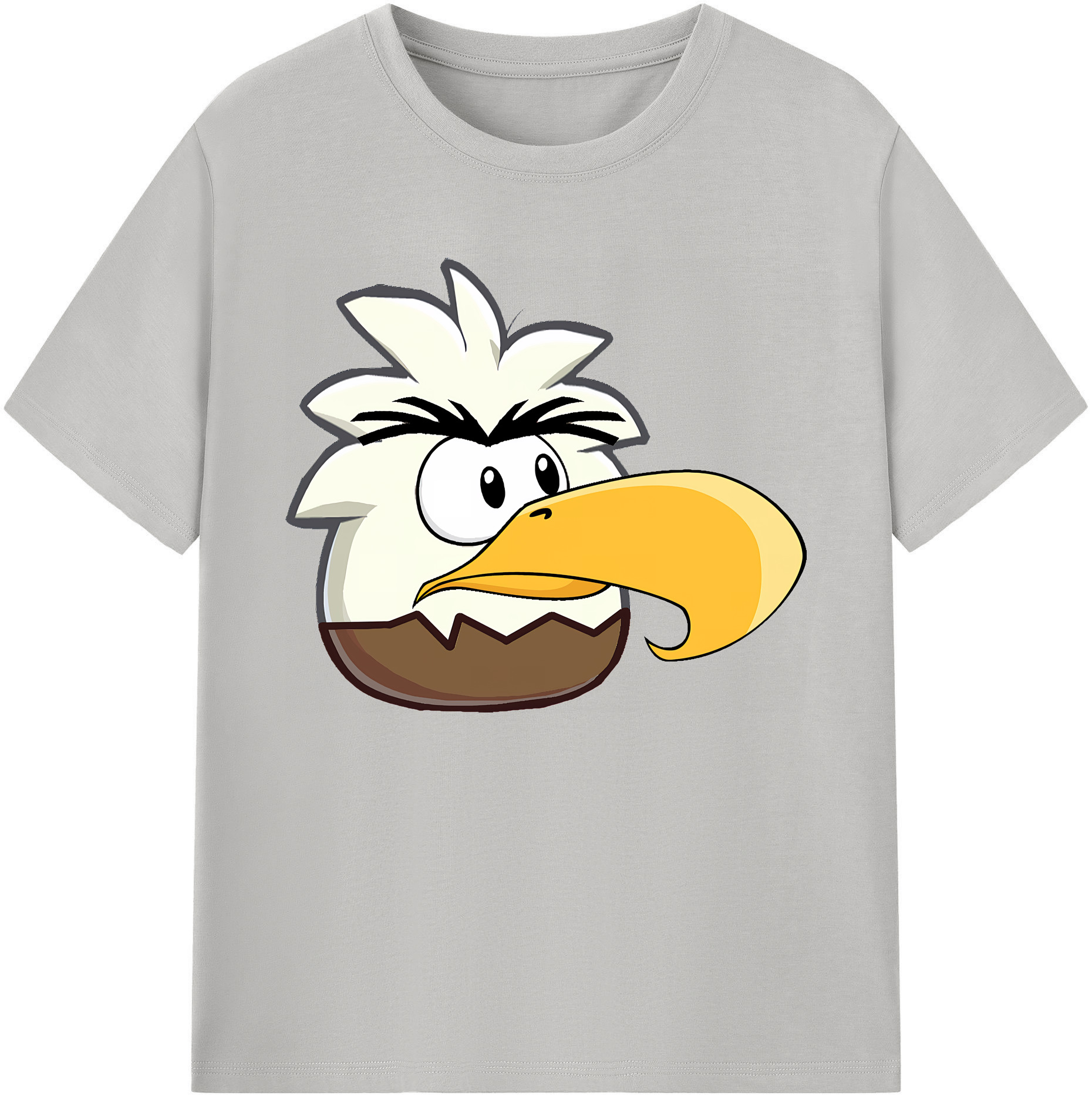 （画像用） Angry Birds アングリーバード 綿100％ メンズ半袖Tシャツ｜肌触りやわらか＆通気性
