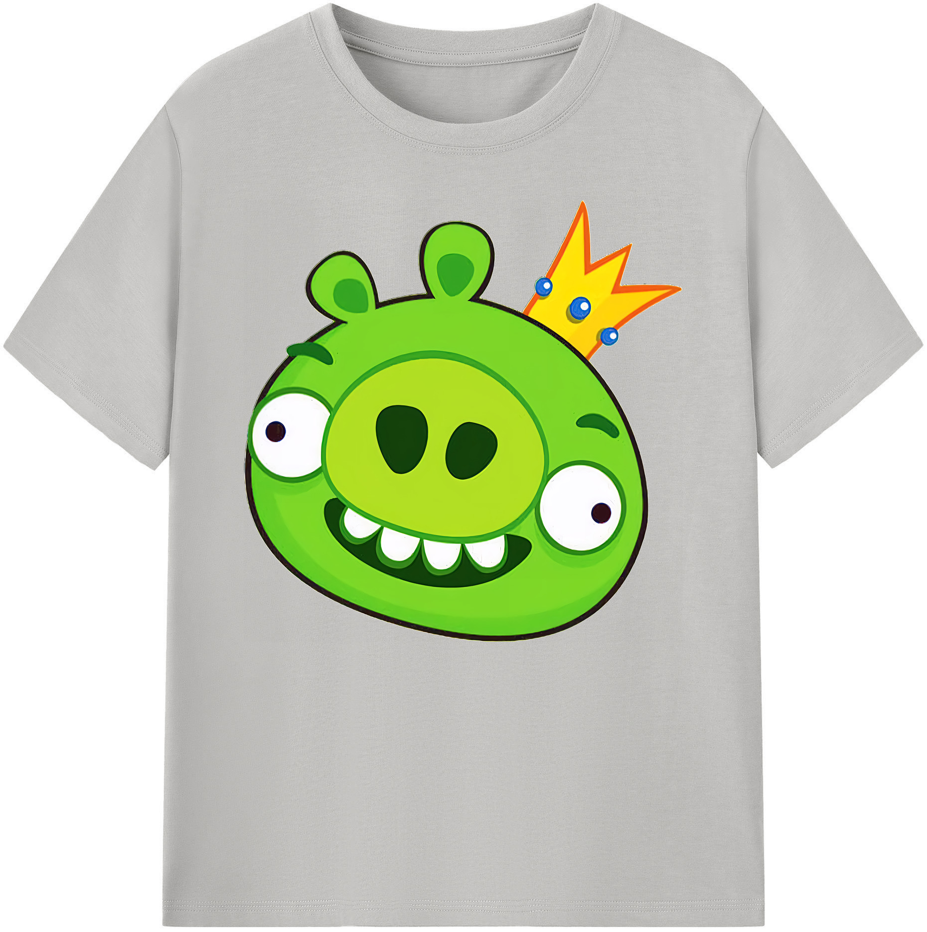 （画像用） Angry Birds アングリーバード 綿100％ メンズ半袖Tシャツ｜肌触りやわらか＆通気性