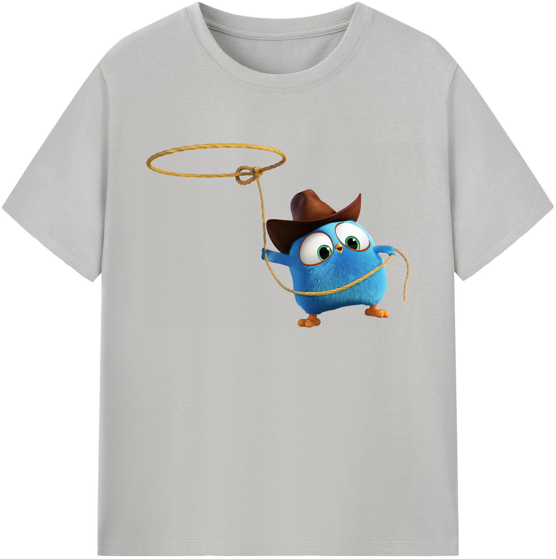 （画像用） Angry Birds アングリーバード 綿100％ メンズ半袖Tシャツ｜肌触りやわらか＆通気性