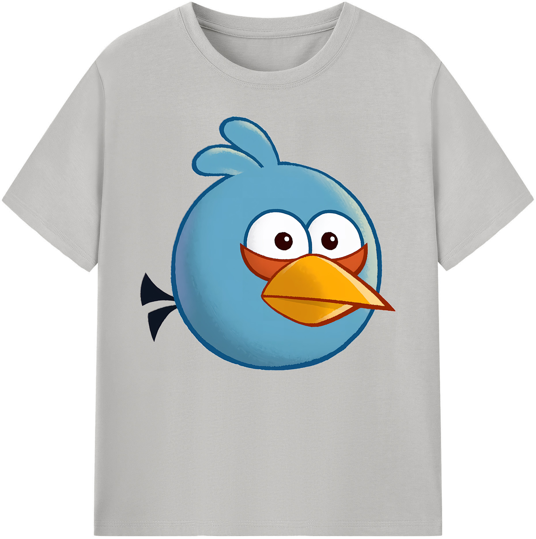 （画像用） Angry Birds アングリーバード 綿100％ メンズ半袖Tシャツ｜肌触りやわらか＆通気性