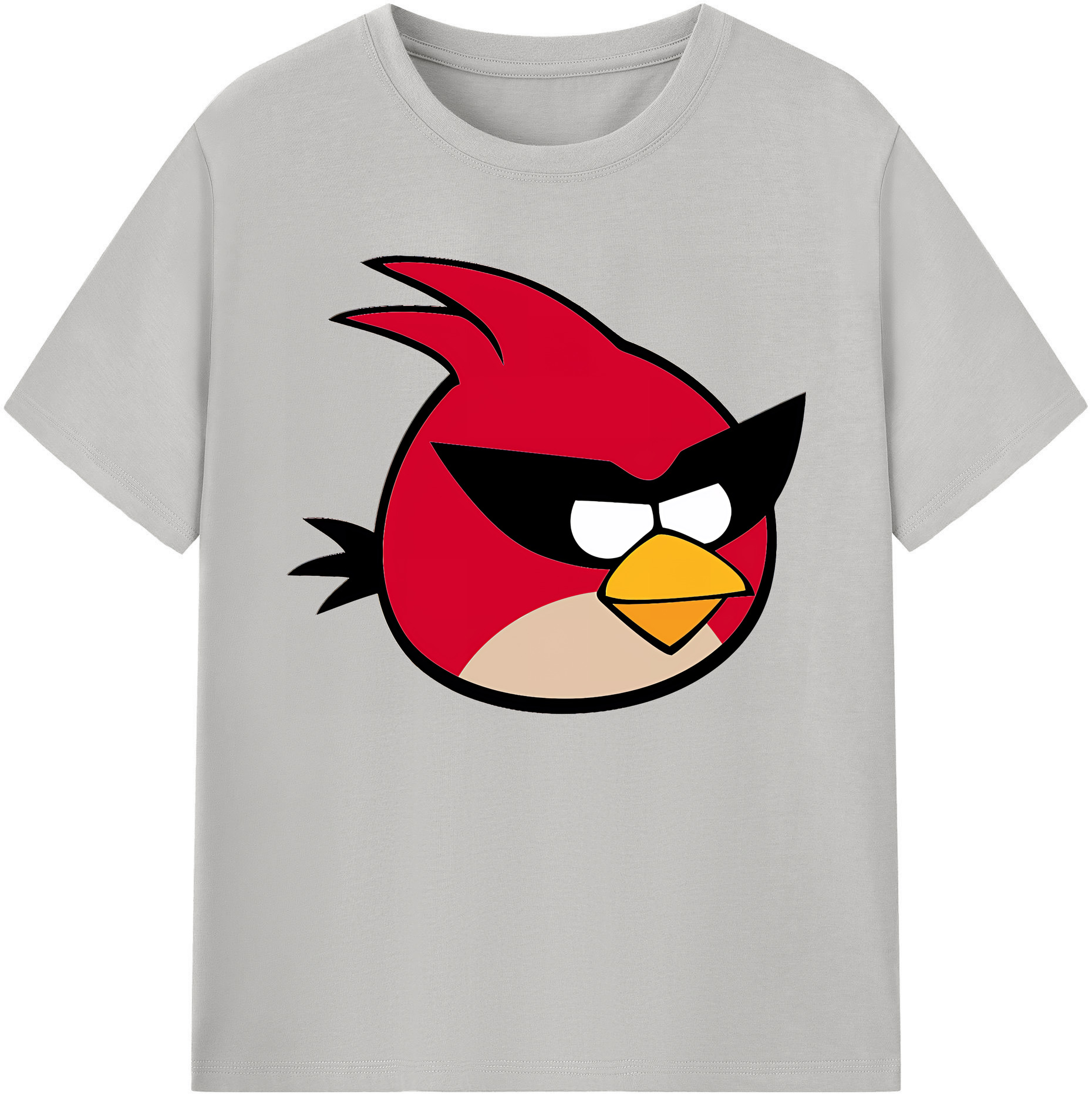 （画像用） Angry Birds アングリーバード 綿100％ メンズ半袖Tシャツ｜肌触りやわらか＆通気性