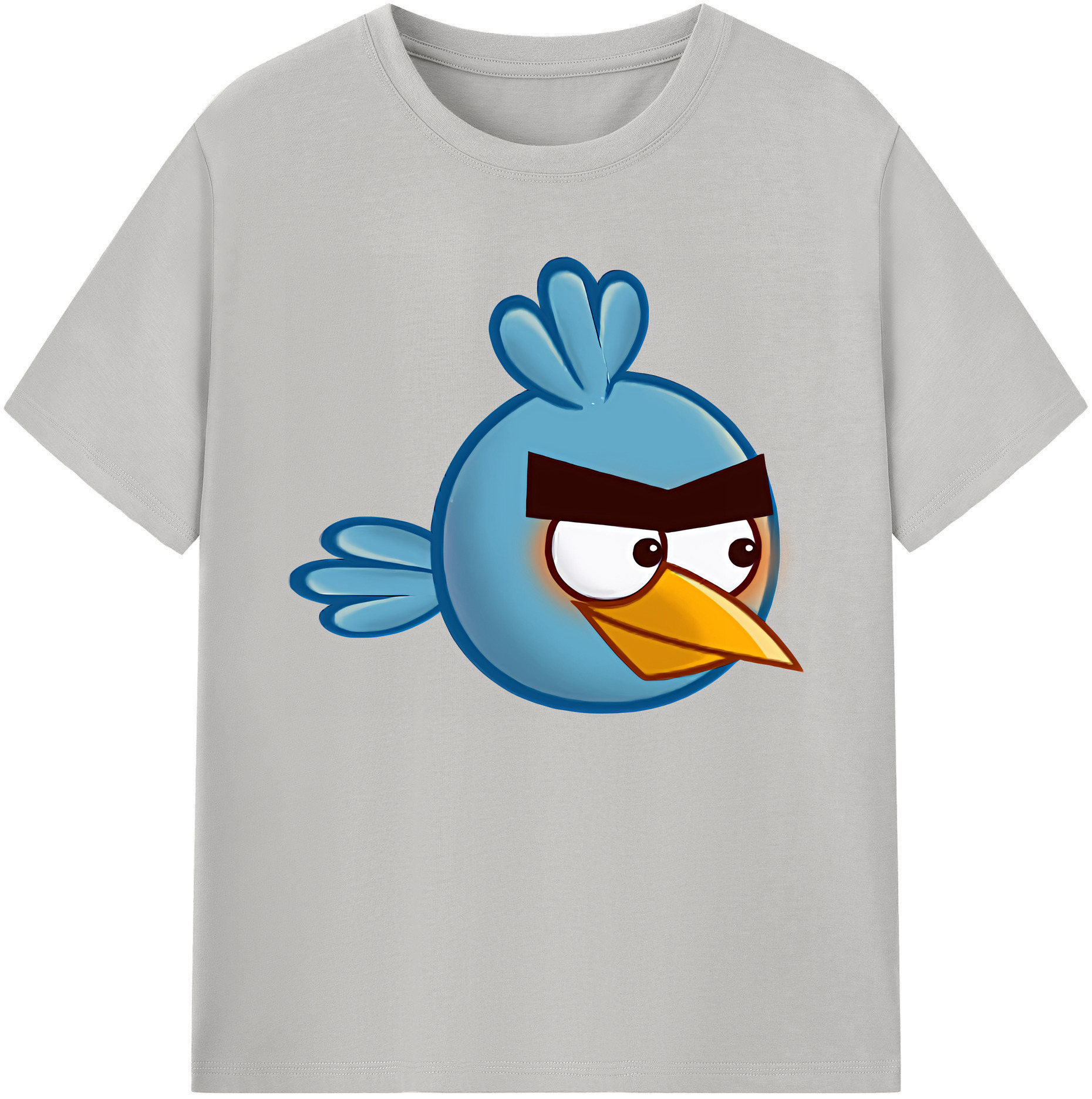 （画像用） Angry Birds アングリーバード 綿100％ メンズ半袖Tシャツ｜肌触りやわらか＆通気性