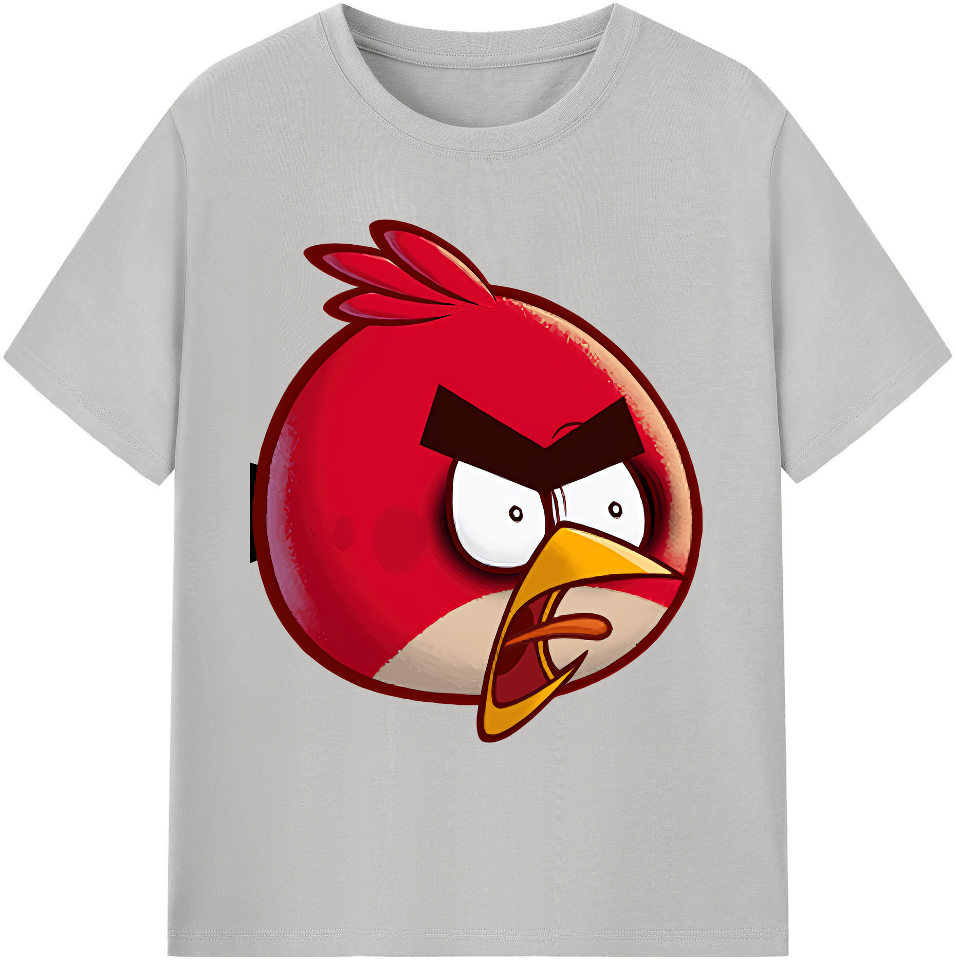 （画像用） Angry Birds アングリーバード 綿100％ メンズ半袖Tシャツ｜肌触りやわらか＆通気性
