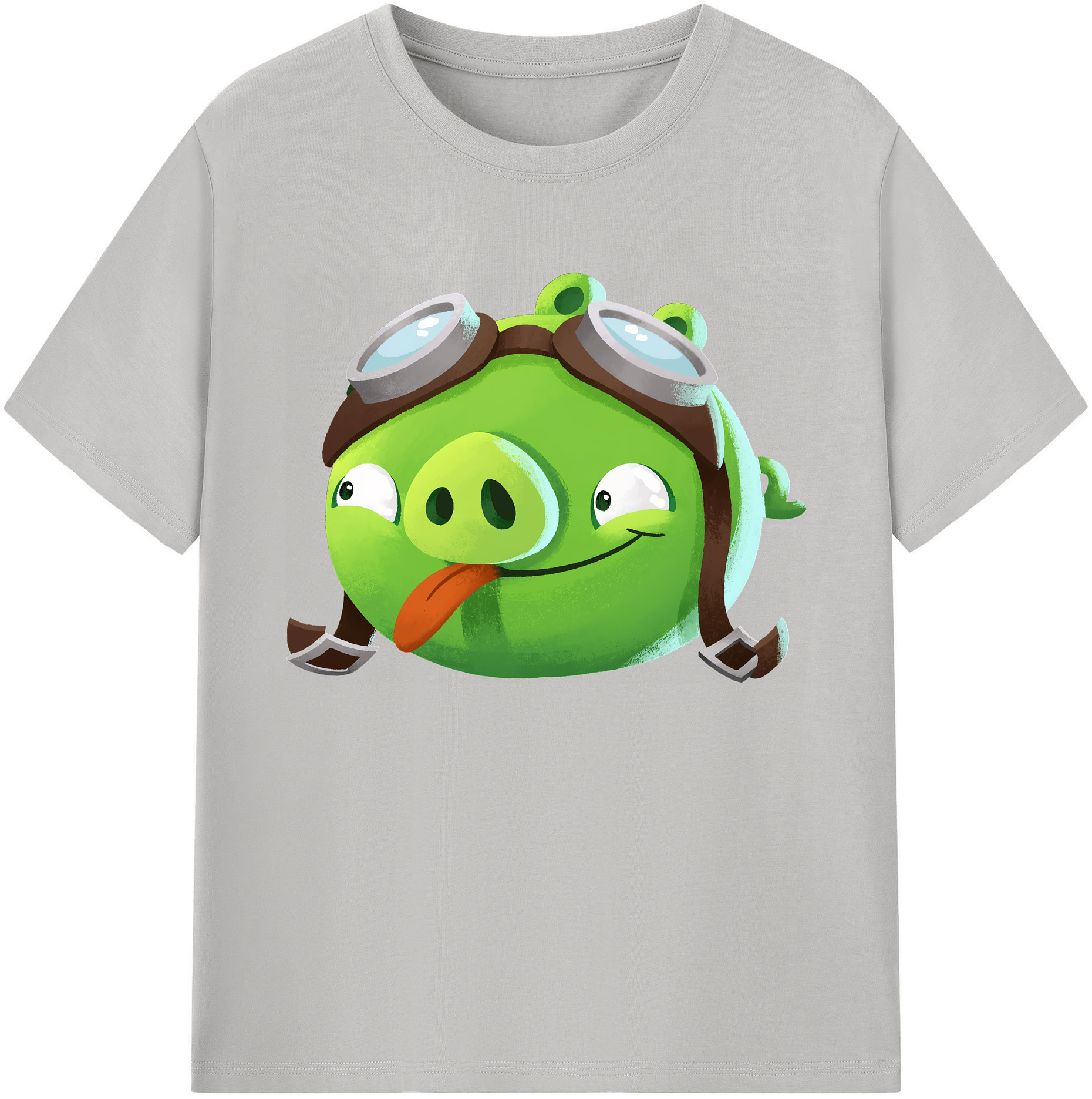 （画像用） Angry Birds アングリーバード 綿100％ メンズ半袖Tシャツ｜肌触りやわらか＆通気性