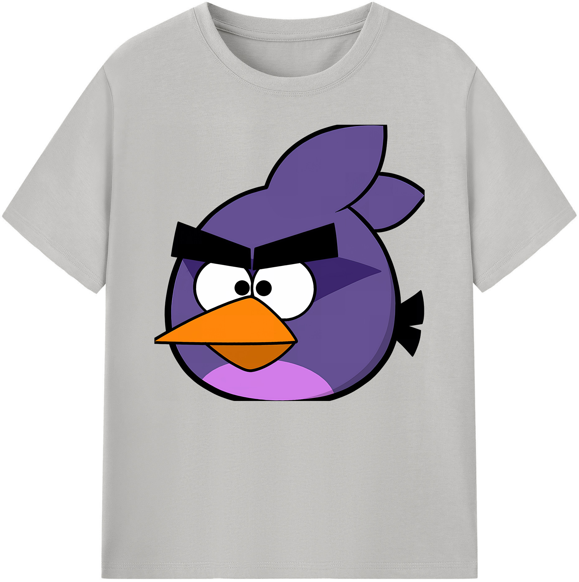 （画像用） Angry Birds アングリーバード 綿100％ メンズ半袖Tシャツ｜肌触りやわらか＆通気性