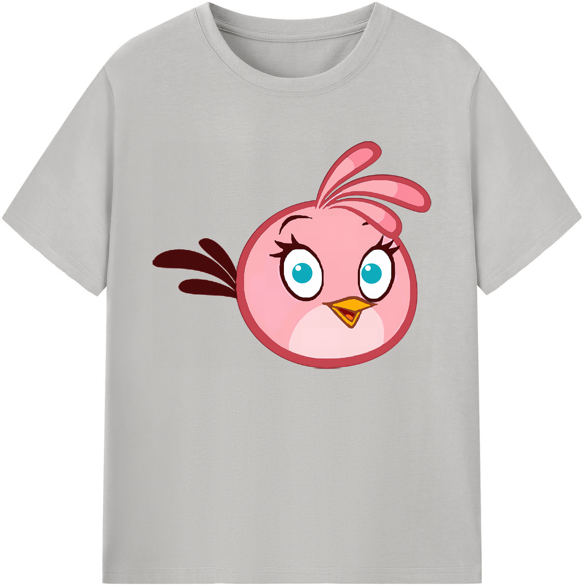 （画像用） Angry Birds アングリーバード 綿100％ メンズ半袖Tシャツ｜肌触りやわらか＆通気性