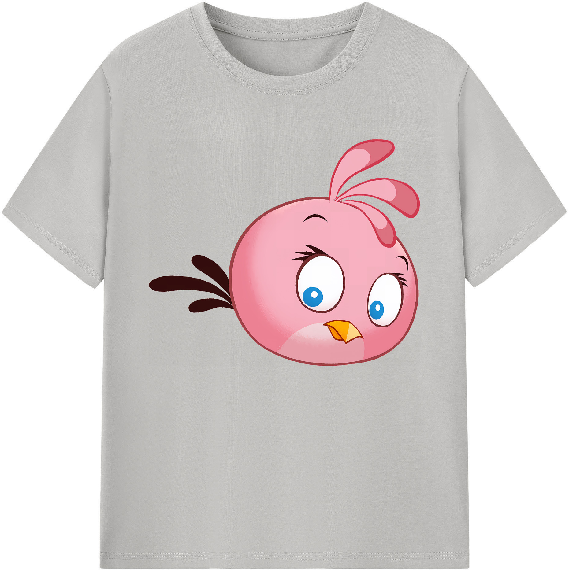 （画像用） Angry Birds アングリーバード 綿100％ メンズ半袖Tシャツ｜肌触りやわらか＆通気性