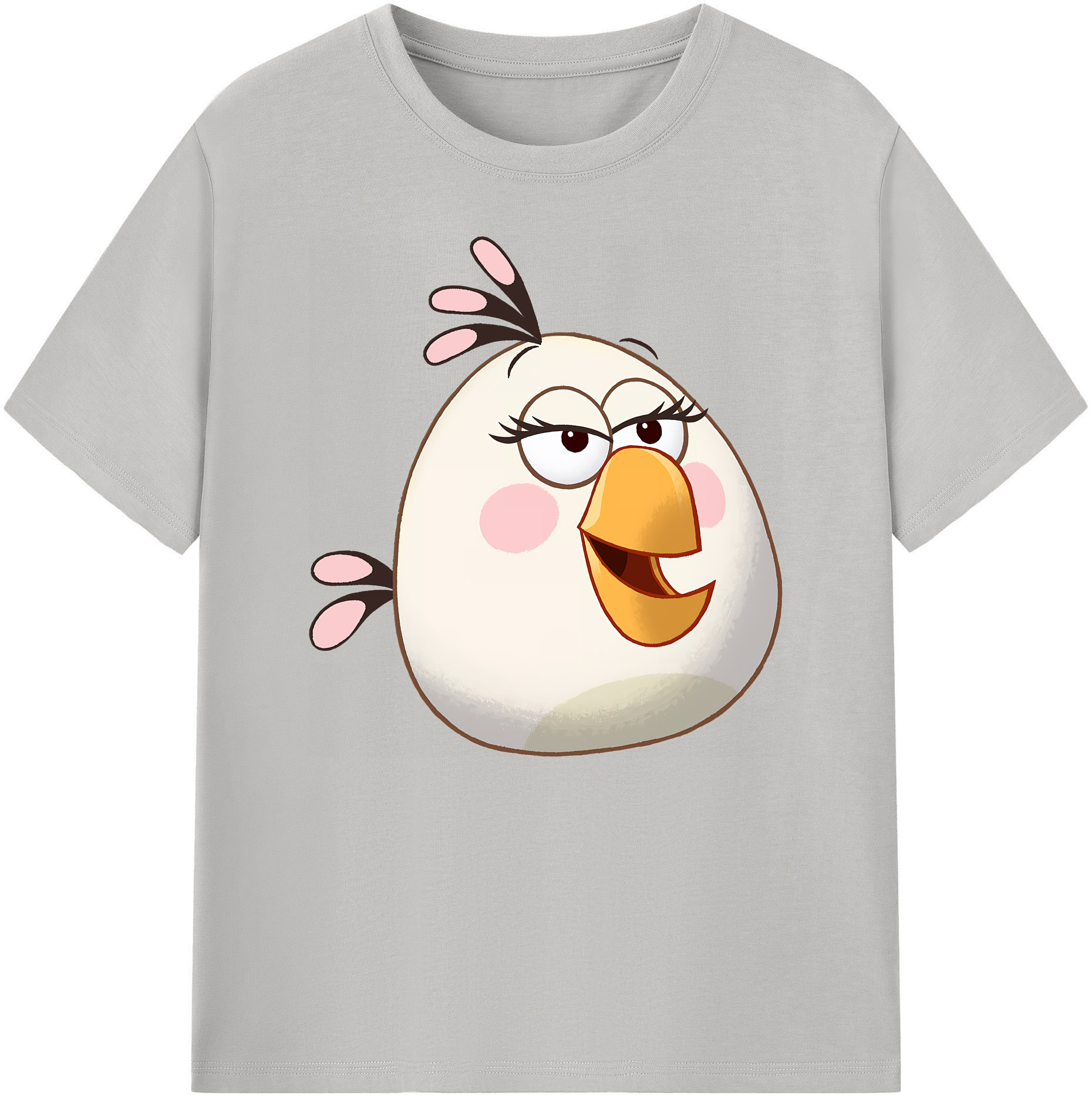 （画像用） Angry Birds アングリーバード 綿100％ メンズ半袖Tシャツ｜肌触りやわらか＆通気性