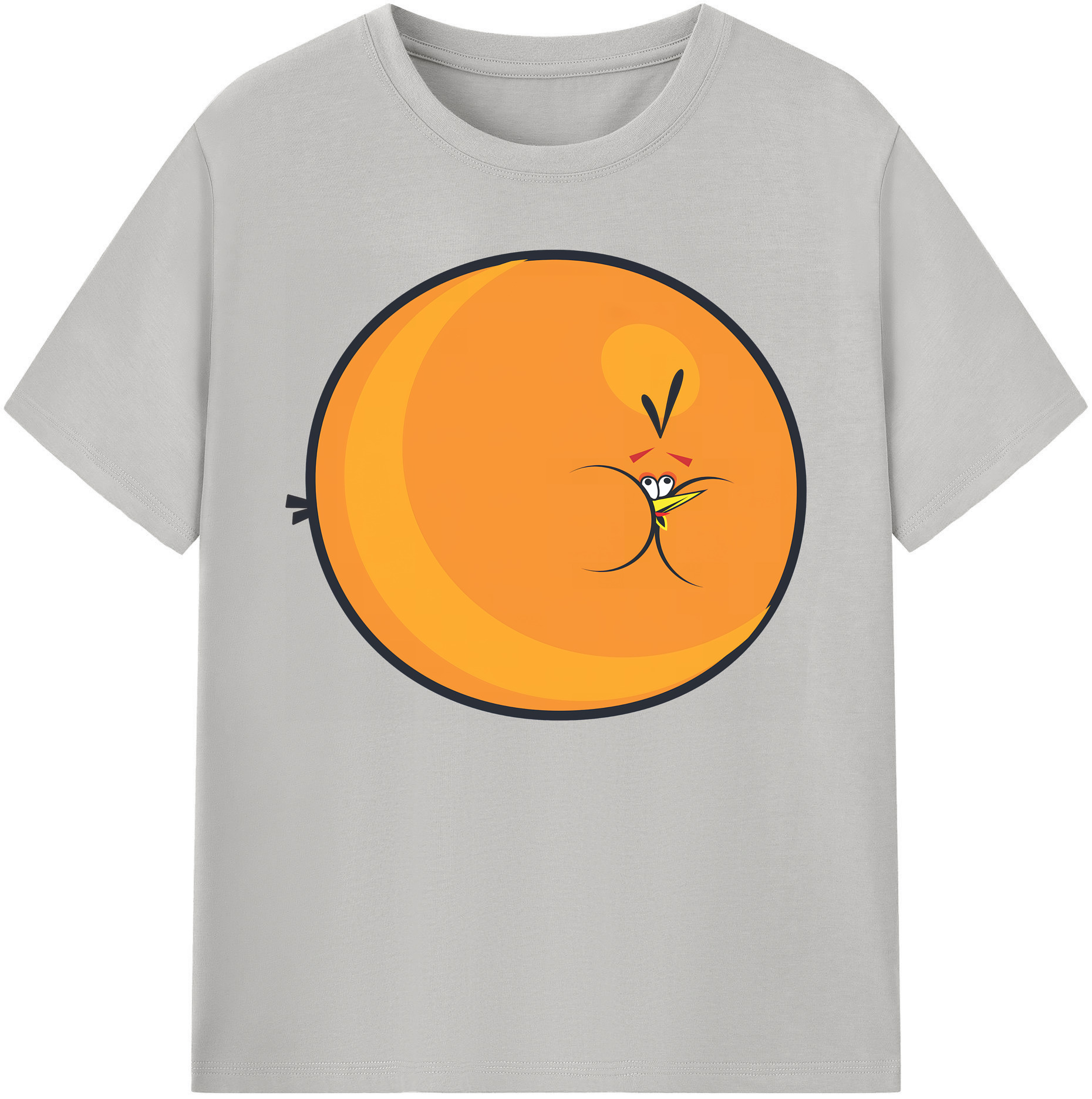（画像用） Angry Birds アングリーバード 綿100％ メンズ半袖Tシャツ｜肌触りやわらか＆通気性