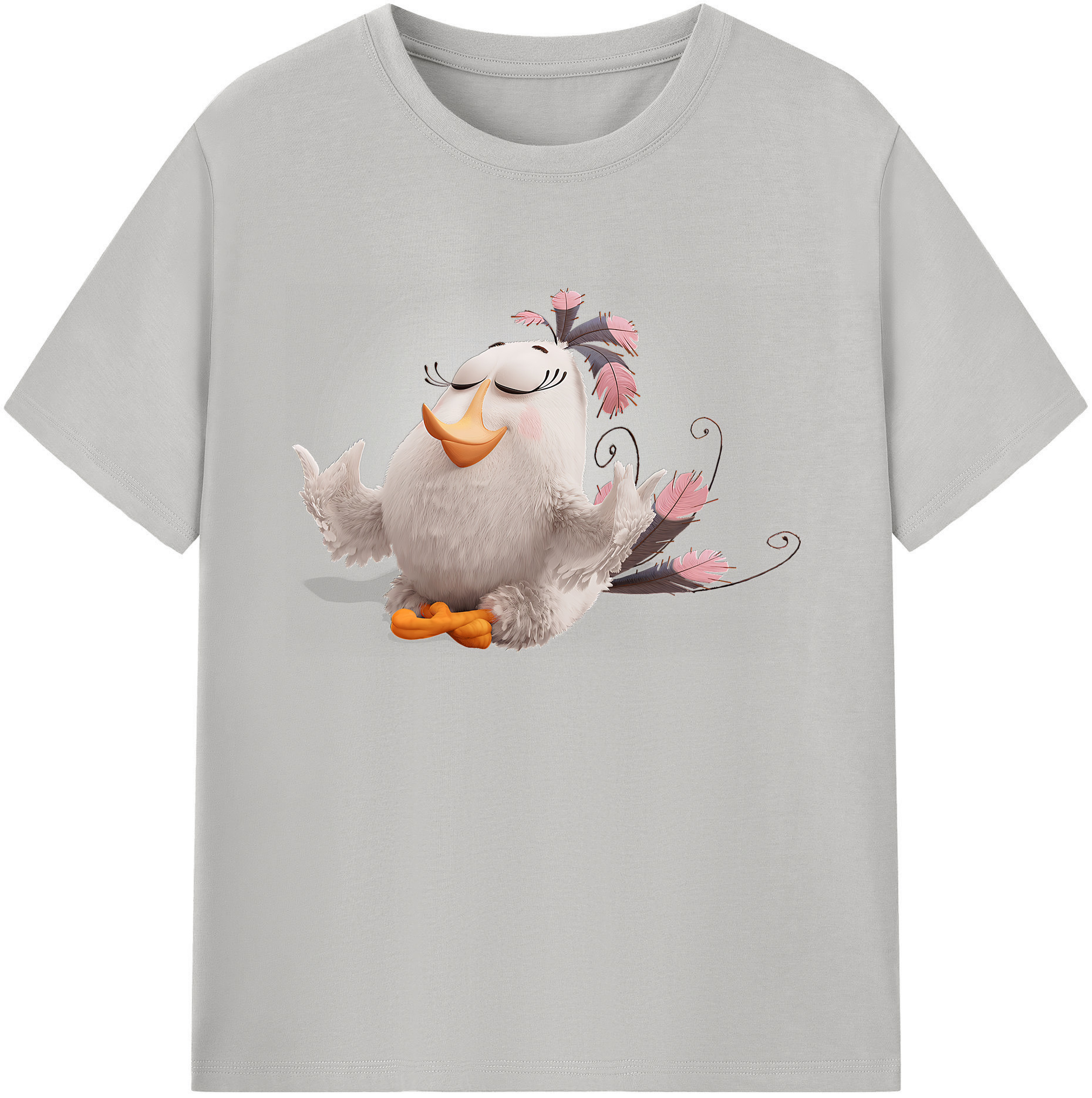（画像用） Angry Birds アングリーバード 綿100％ メンズ半袖Tシャツ｜肌触りやわらか＆通気性