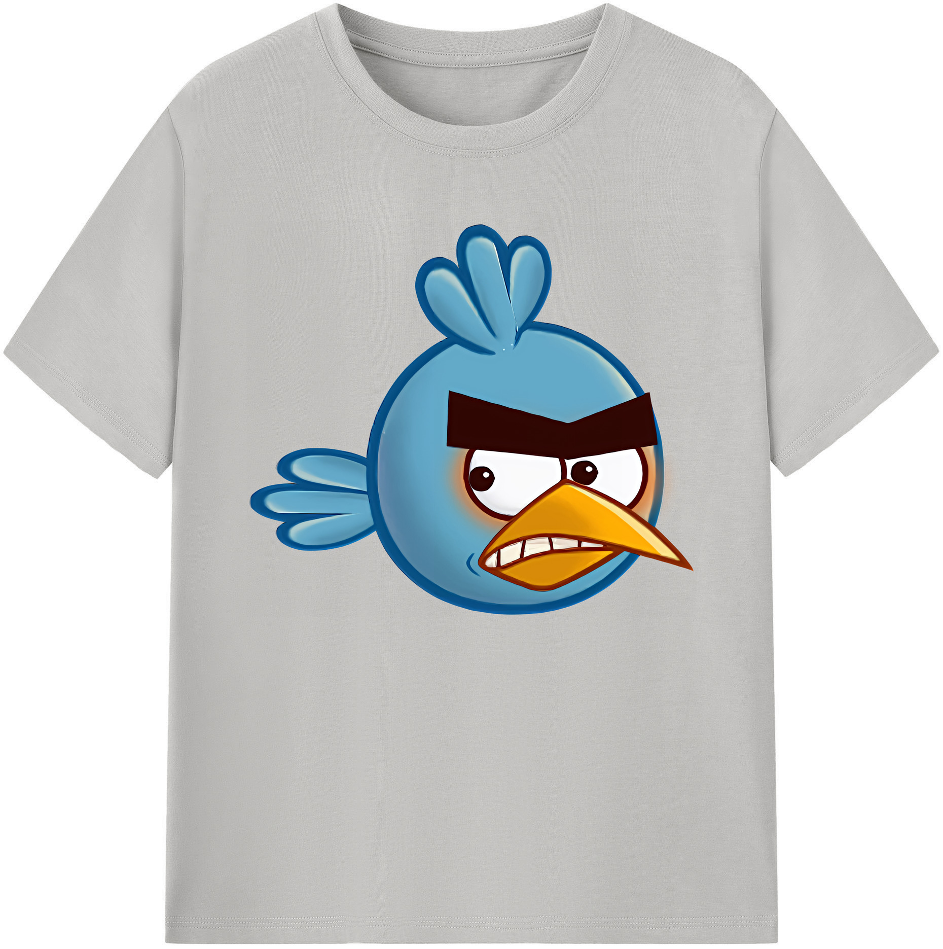 （画像用） Angry Birds アングリーバード 綿100％ メンズ半袖Tシャツ｜肌触りやわらか＆通気性