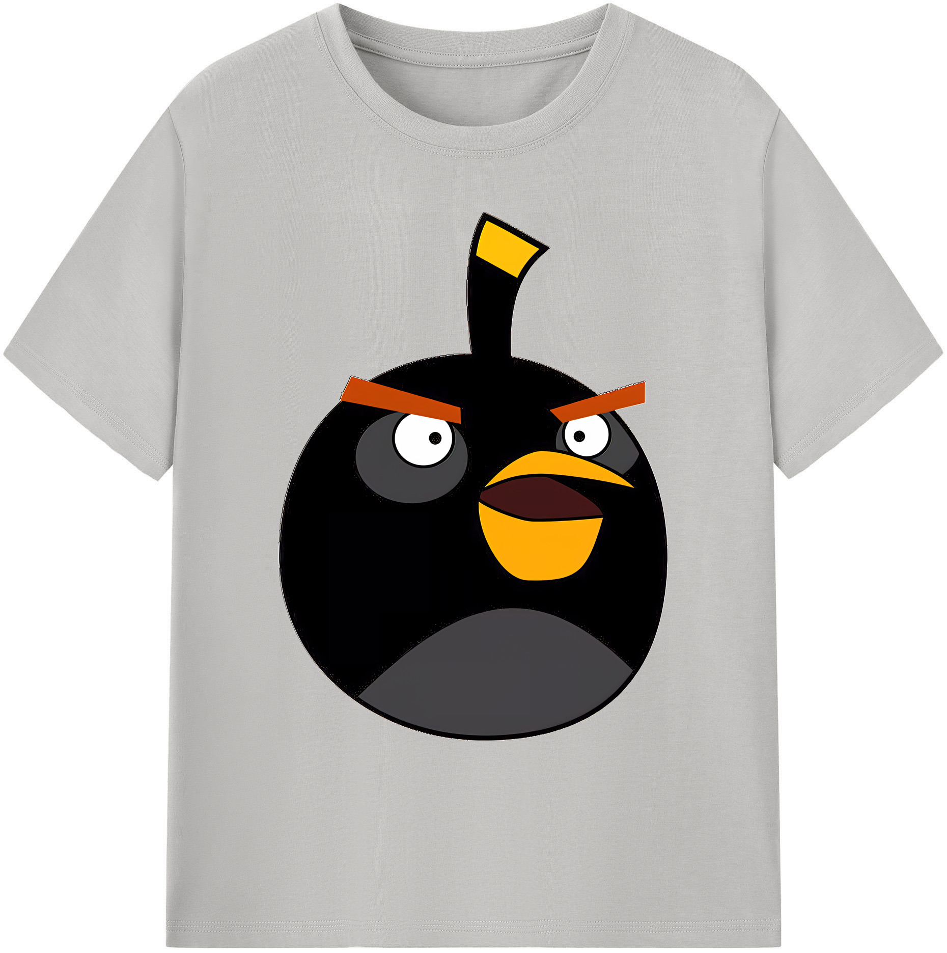 （画像用） Angry Birds アングリーバード 綿100％ メンズ半袖Tシャツ｜肌触りやわらか＆通気性