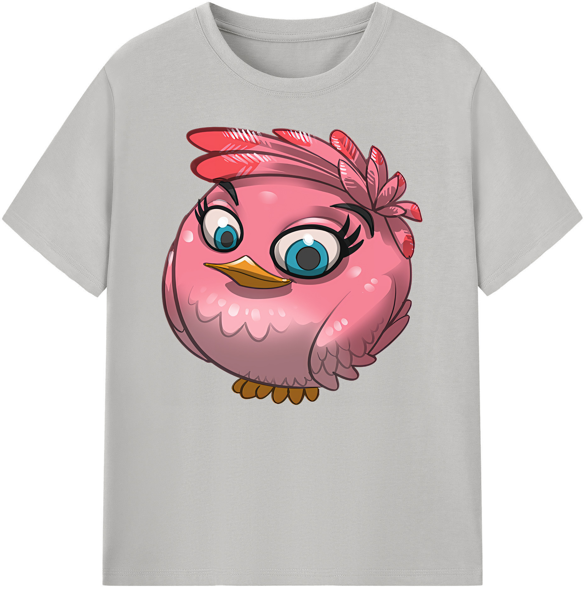 （画像用） Angry Birds アングリーバード 綿100％ メンズ半袖Tシャツ｜肌触りやわらか＆通気性