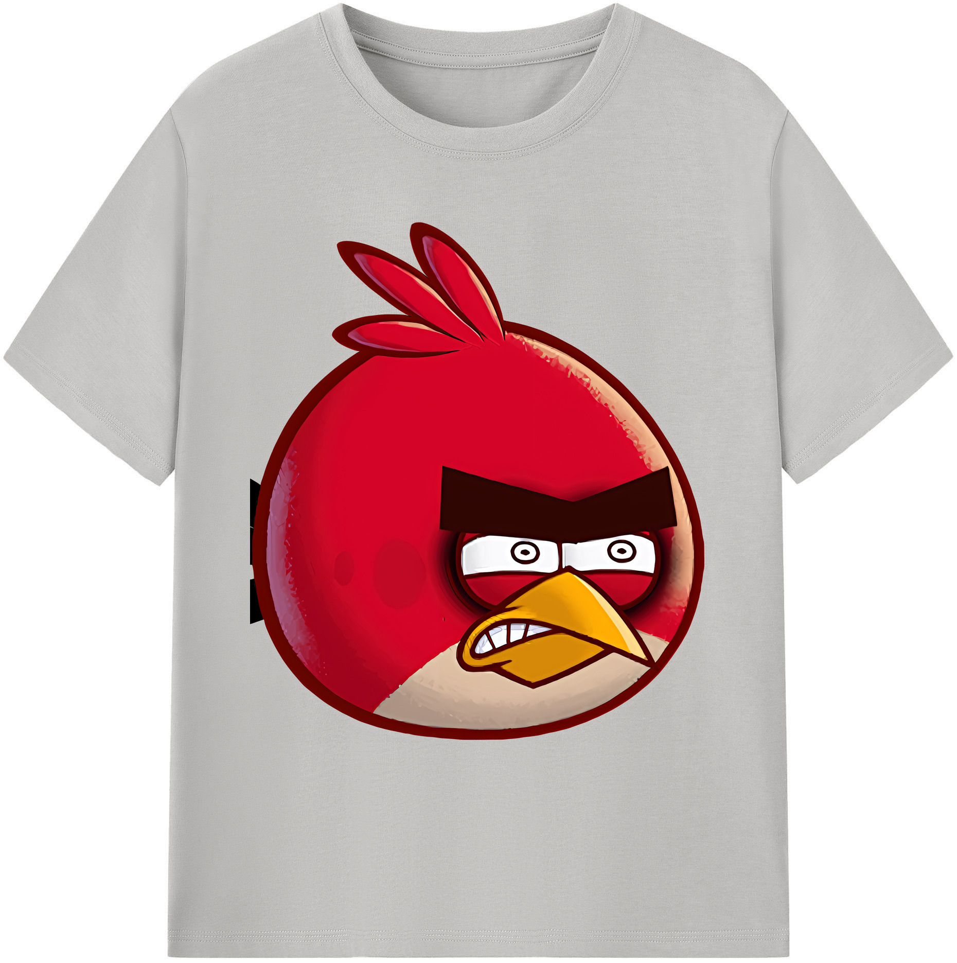 （画像用） Angry Birds アングリーバード 綿100％ メンズ半袖Tシャツ｜肌触りやわらか＆通気性