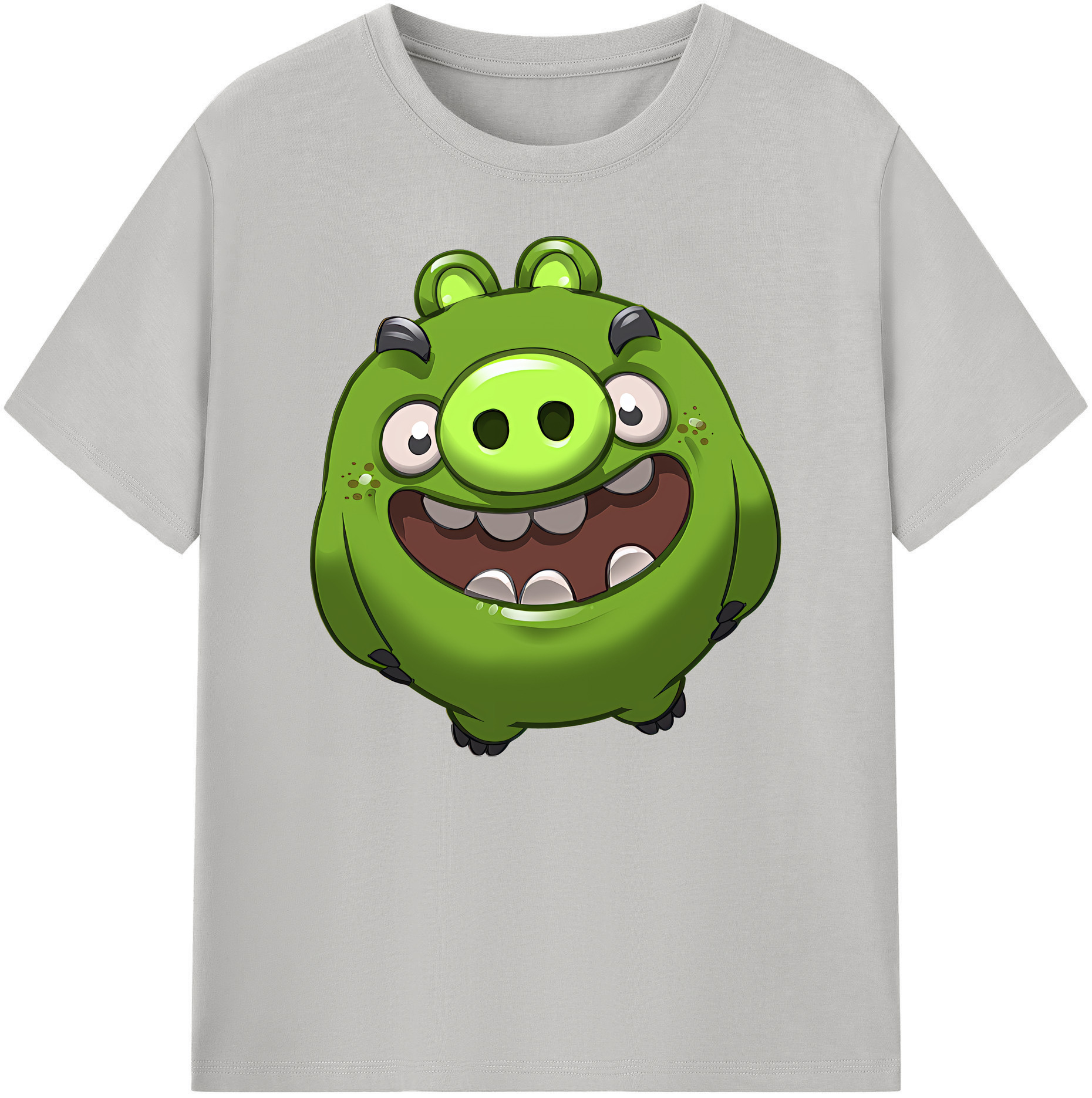 （画像用） Angry Birds アングリーバード 綿100％ メンズ半袖Tシャツ｜肌触りやわらか＆通気性