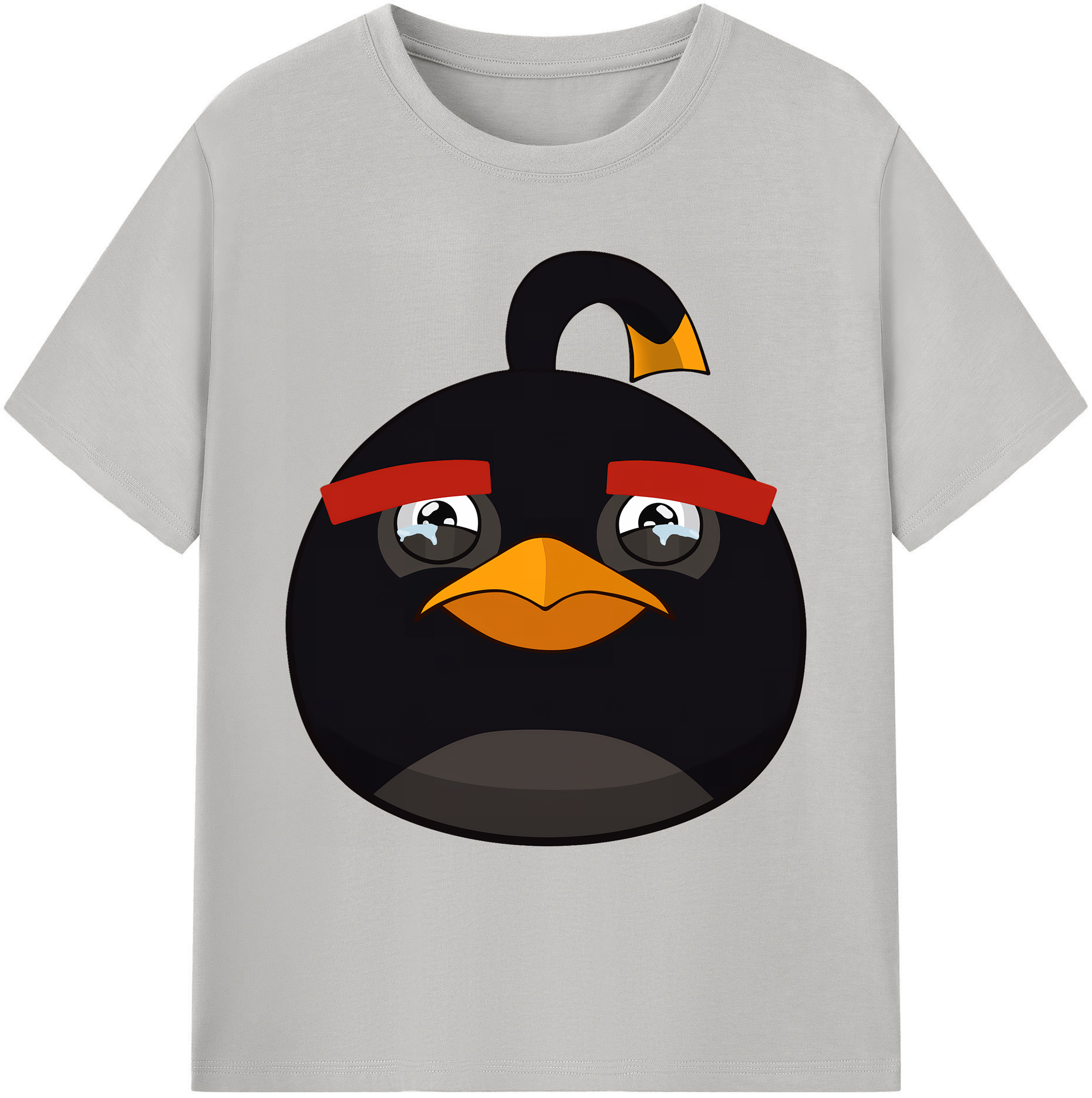 （画像用） Angry Birds アングリーバード 綿100％ メンズ半袖Tシャツ｜肌触りやわらか＆通気性