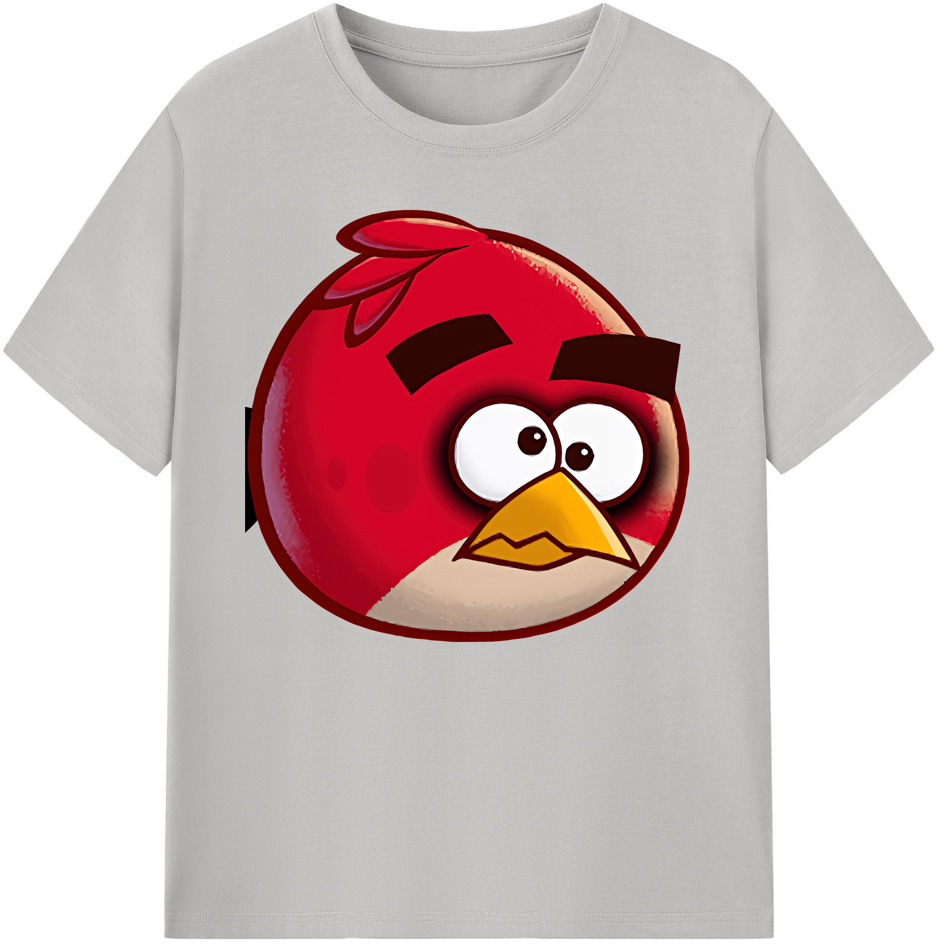 （画像用） Angry Birds アングリーバード 綿100％ メンズ半袖Tシャツ｜肌触りやわらか＆通気性