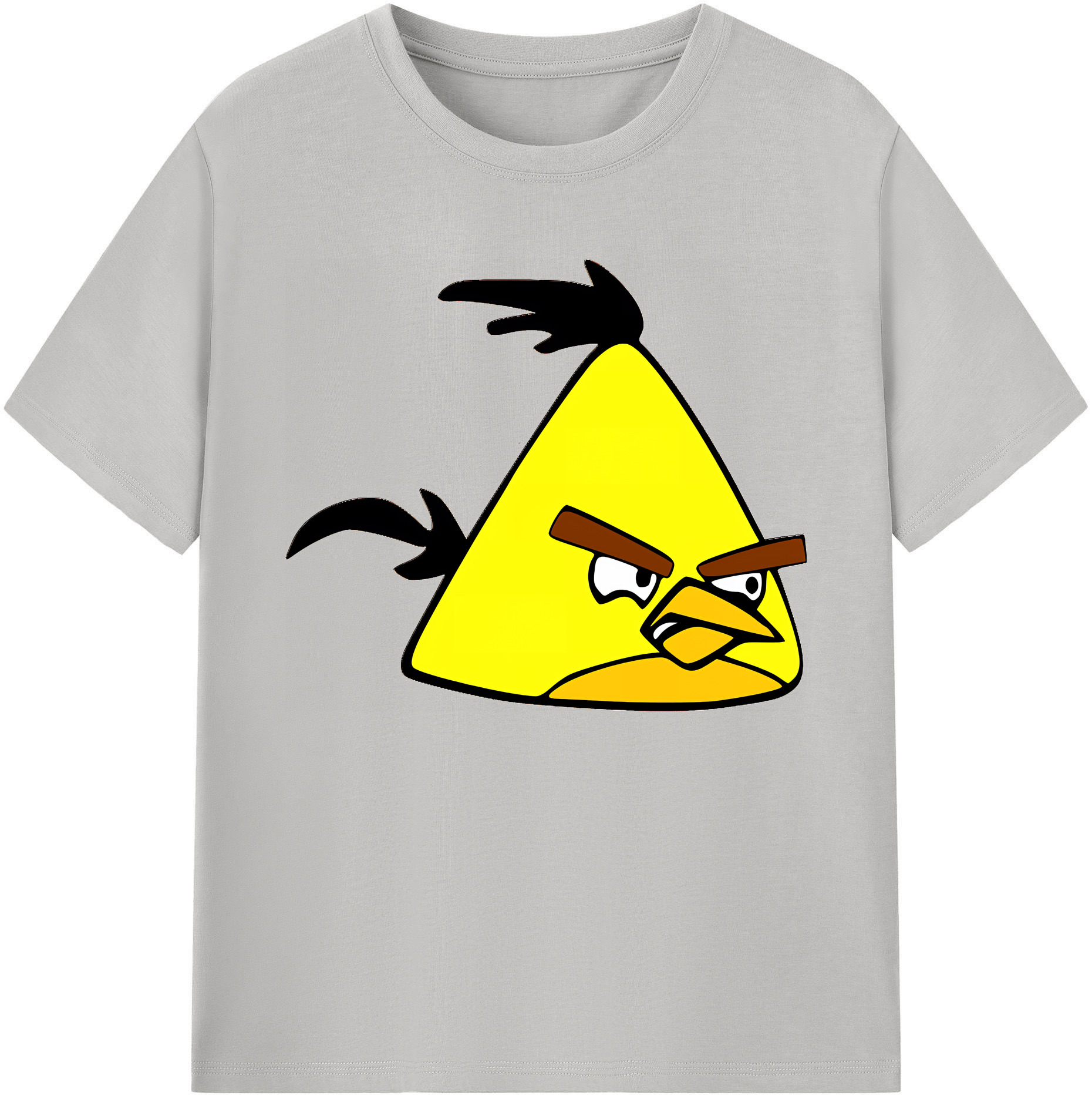 （画像用） Angry Birds アングリーバード 綿100％ メンズ半袖Tシャツ｜肌触りやわらか＆通気性