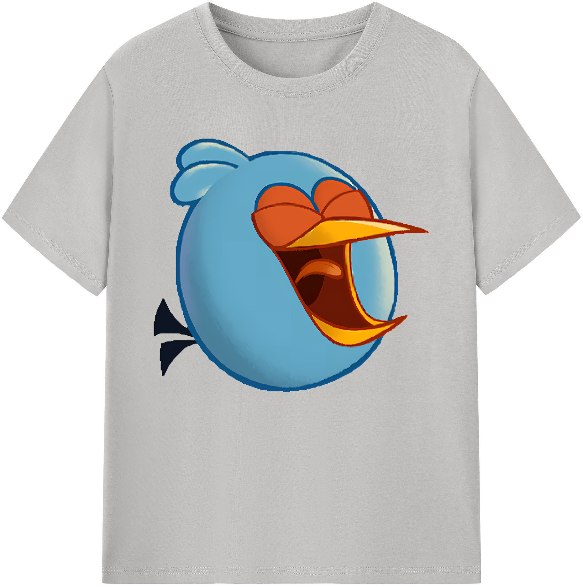 （画像用） Angry Birds アングリーバード 綿100％ メンズ半袖Tシャツ｜肌触りやわらか＆通気性