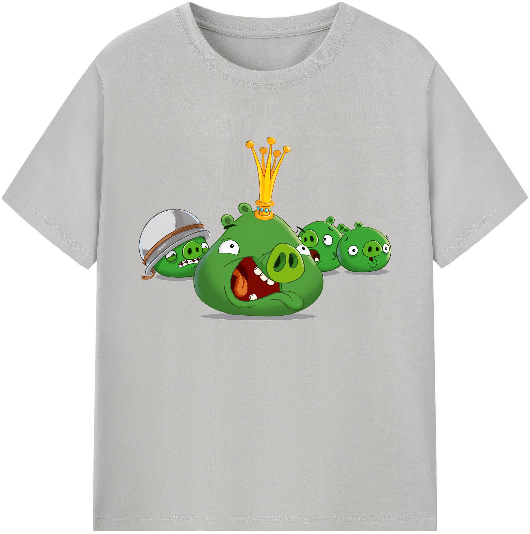 （画像用） Angry Birds アングリーバード 綿100％ メンズ半袖Tシャツ｜肌触りやわらか＆通気性