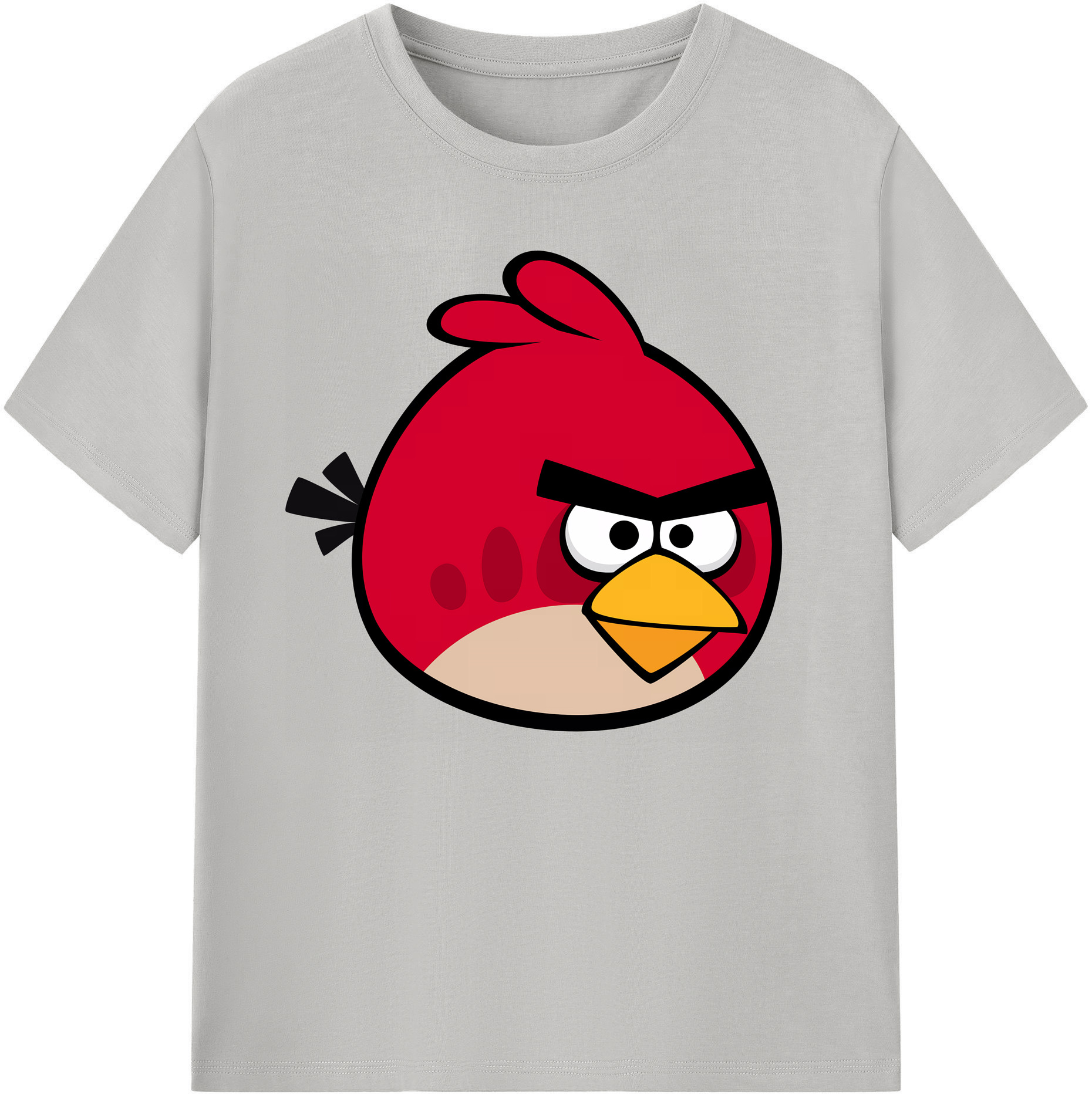 （画像用） Angry Birds アングリーバード 綿100％ メンズ半袖Tシャツ｜肌触りやわらか＆通気性