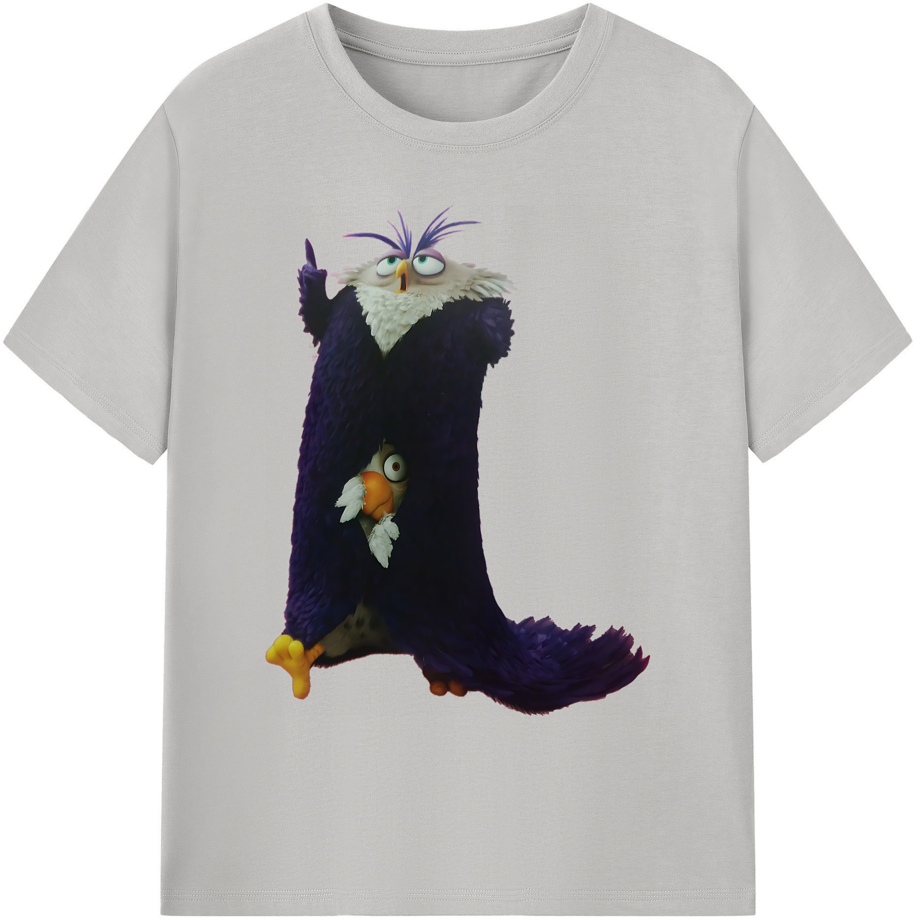 （画像用） Angry Birds アングリーバード 綿100％ メンズ半袖Tシャツ｜肌触りやわらか＆通気性