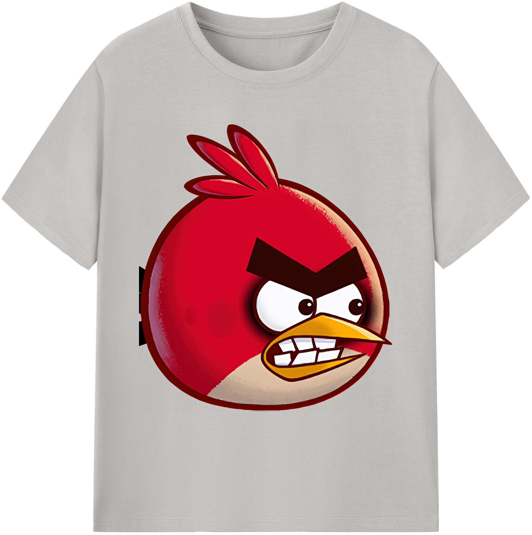 （画像用） Angry Birds アングリーバード 綿100％ メンズ半袖Tシャツ｜肌触りやわらか＆通気性