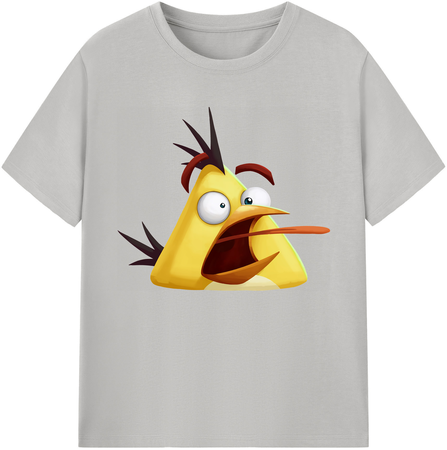 （画像用） Angry Birds アングリーバード 綿100％ メンズ半袖Tシャツ｜肌触りやわらか＆通気性