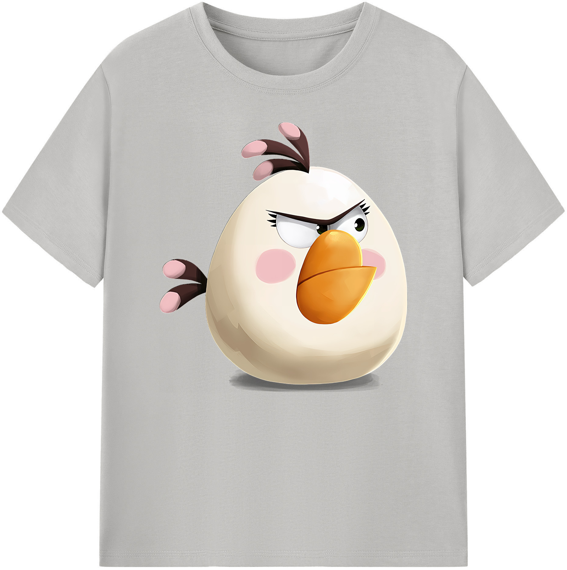 （画像用） Angry Birds アングリーバード 綿100％ メンズ半袖Tシャツ｜肌触りやわらか＆通気性