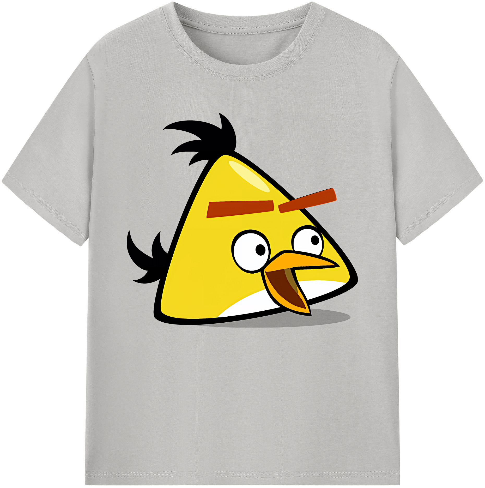 （画像用） Angry Birds アングリーバード 綿100％ メンズ半袖Tシャツ｜肌触りやわらか＆通気性