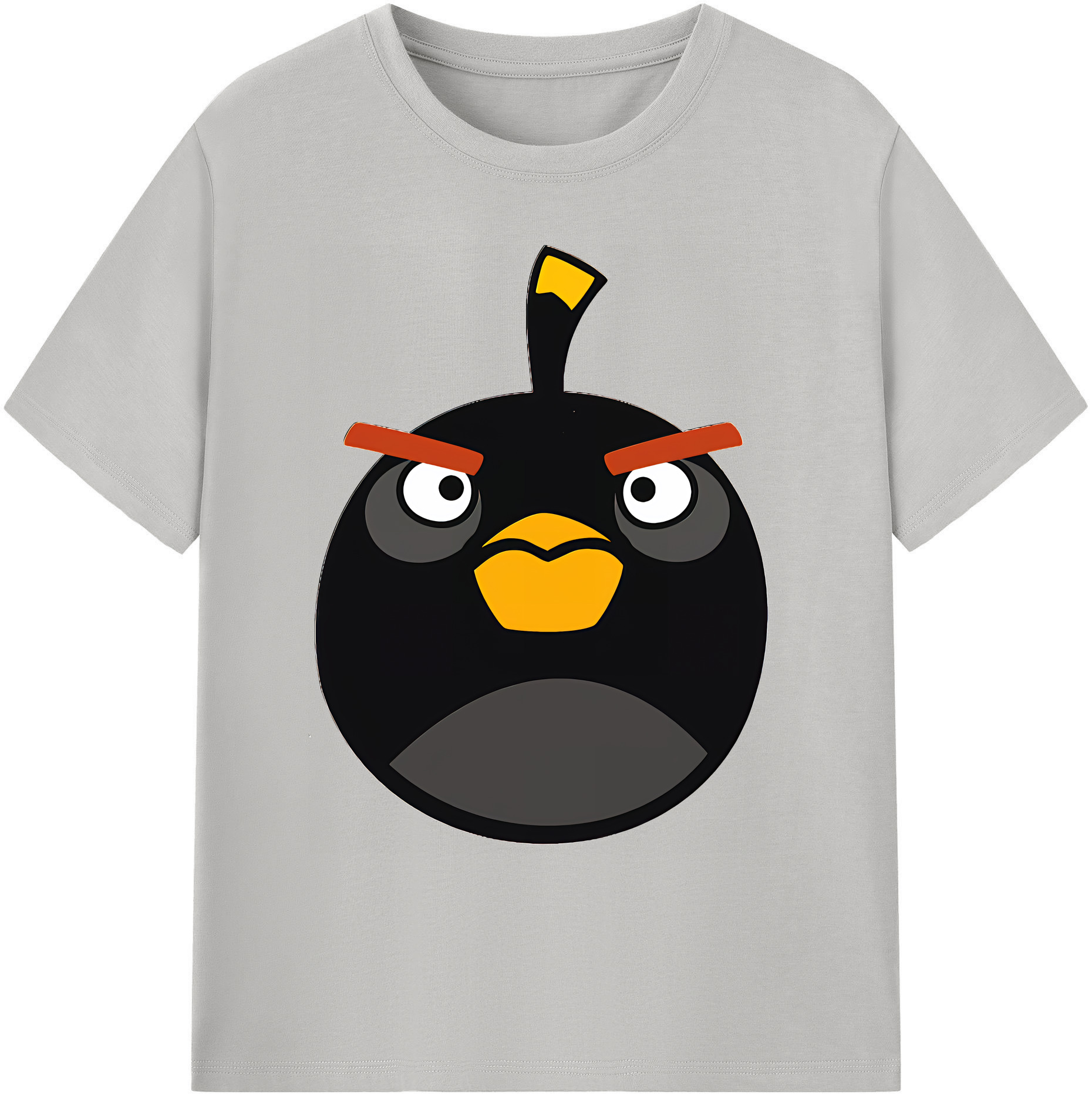 （画像用） Angry Birds アングリーバード 綿100％ メンズ半袖Tシャツ｜肌触りやわらか＆通気性