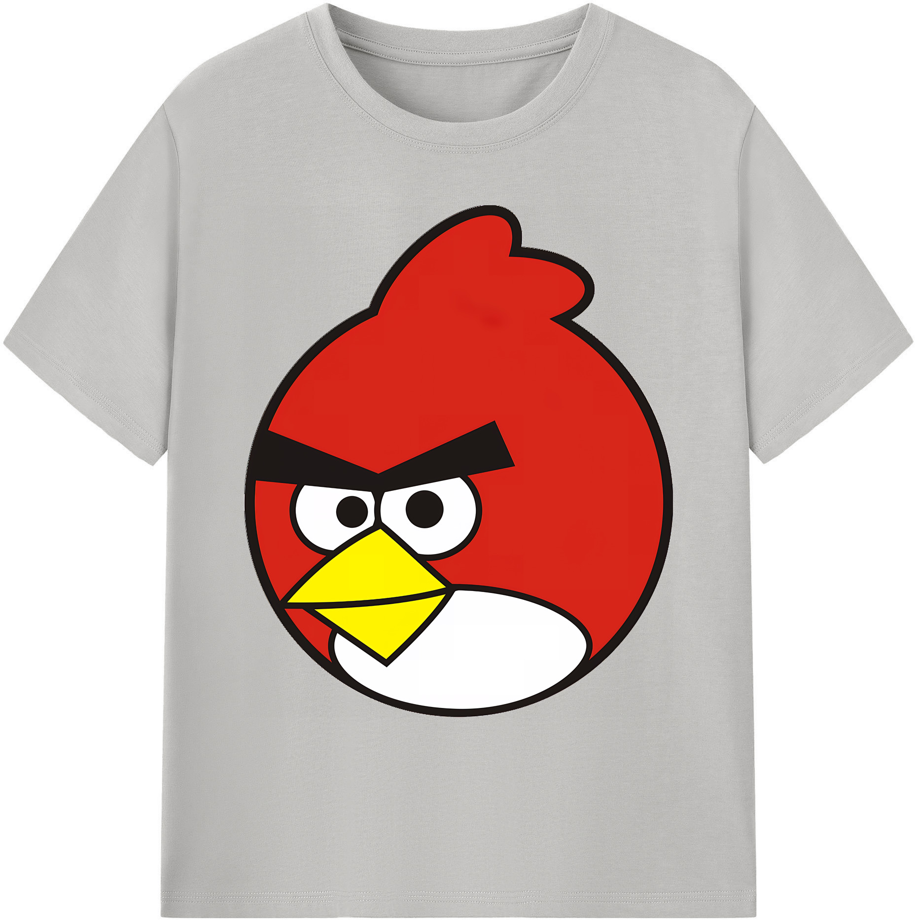 （画像用） Angry Birds アングリーバード 綿100％ メンズ半袖Tシャツ｜肌触りやわらか＆通気性