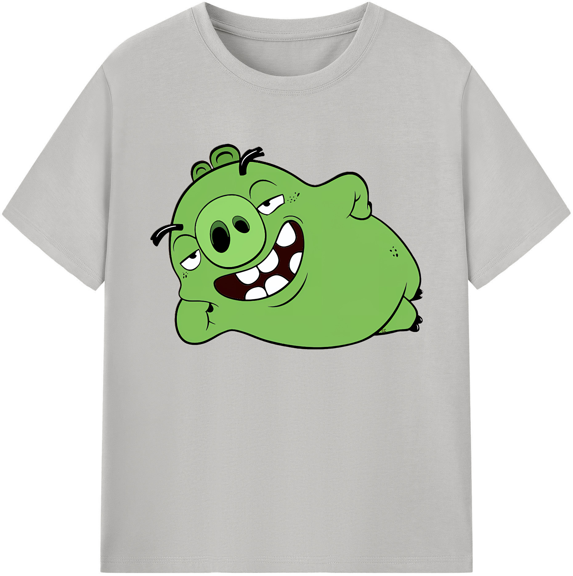 （画像用） Angry Birds アングリーバード 綿100％ メンズ半袖Tシャツ｜肌触りやわらか＆通気性