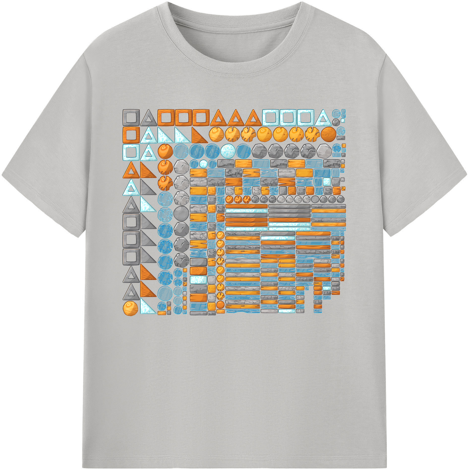 （画像用） Angry Birds アングリーバード 綿100％ メンズ半袖Tシャツ｜肌触りやわらか＆通気性
