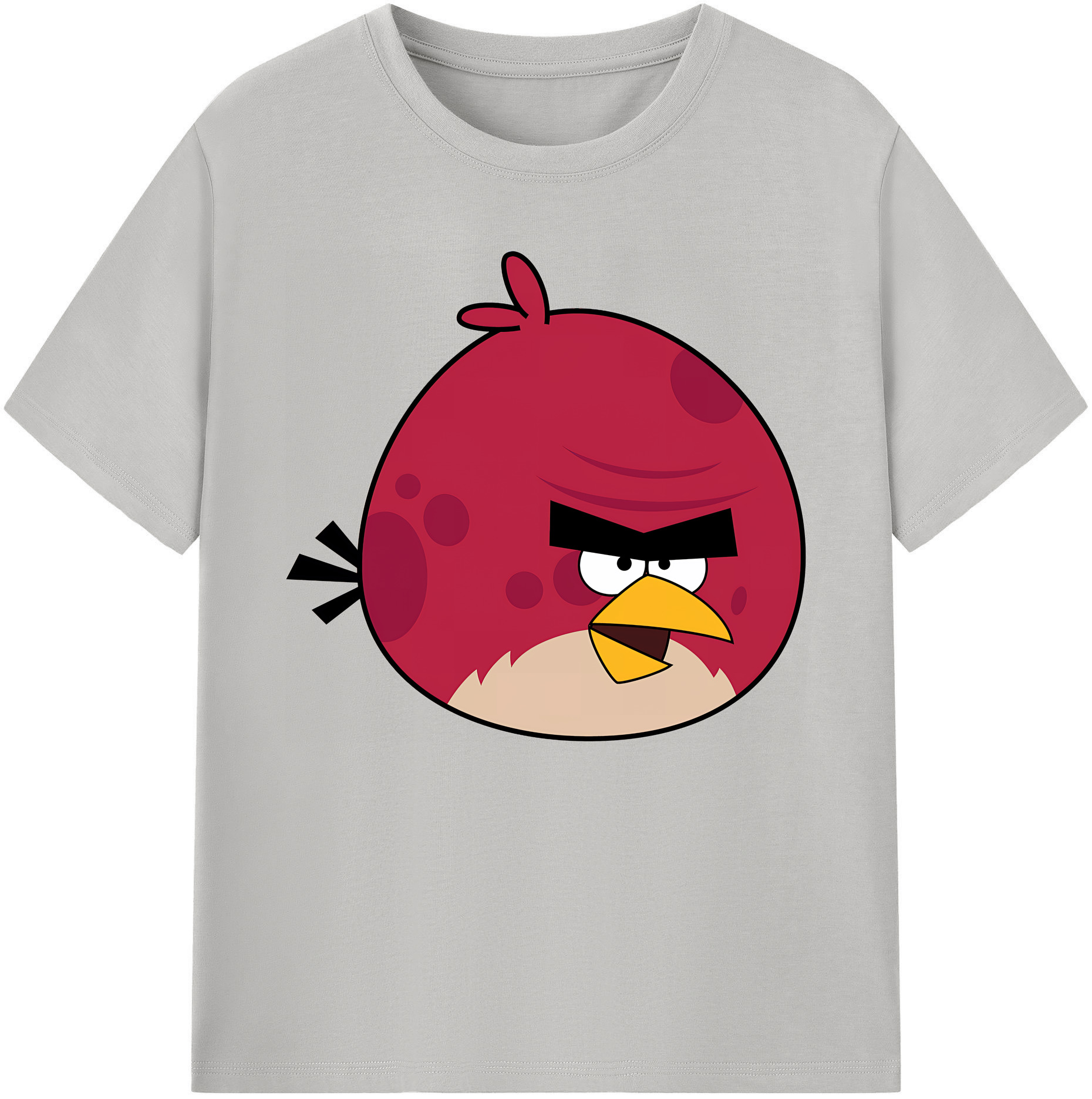 （画像用） Angry Birds アングリーバード 綿100％ メンズ半袖Tシャツ｜肌触りやわらか＆通気性