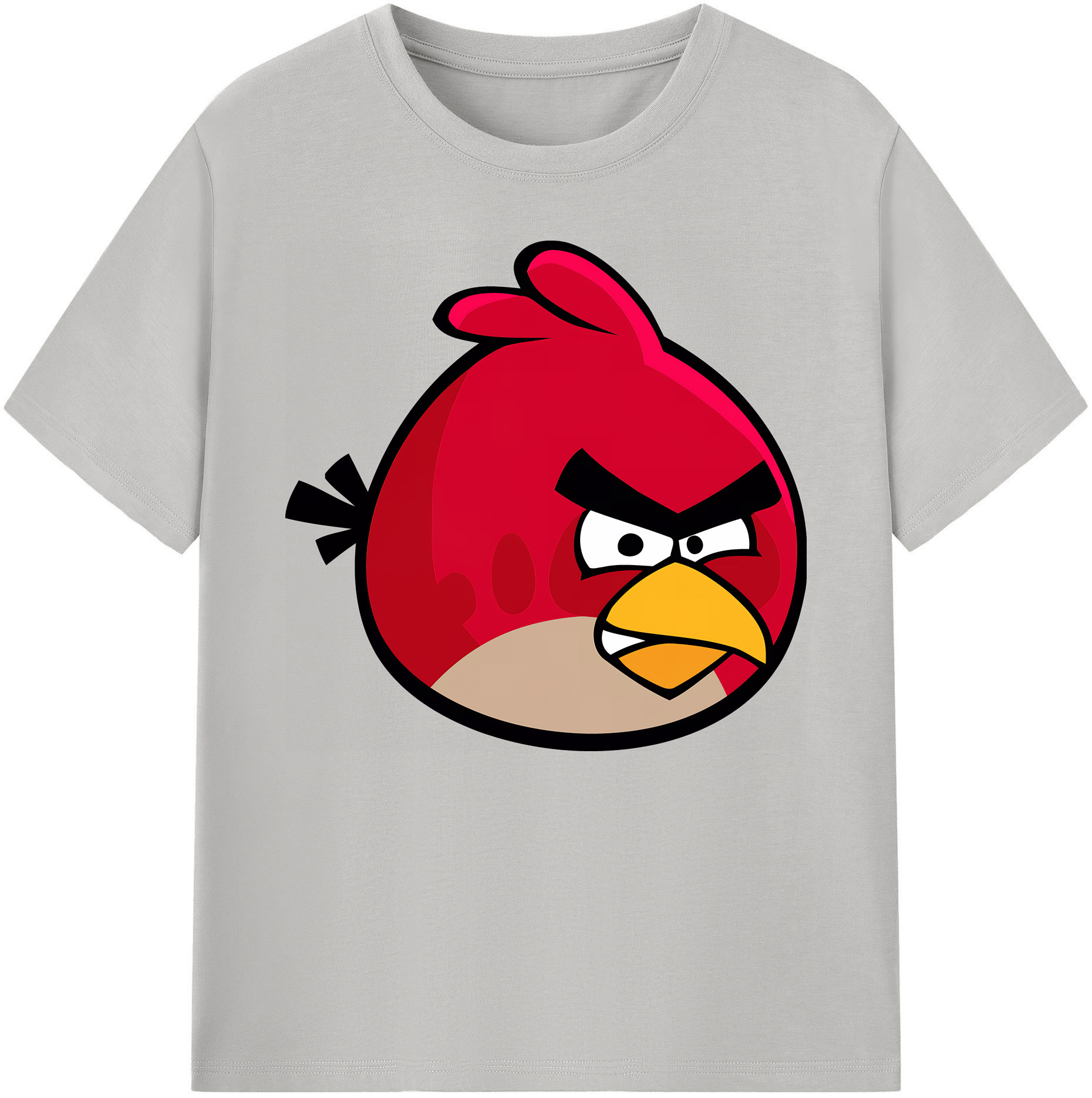 （画像用） Angry Birds アングリーバード 綿100％ メンズ半袖Tシャツ｜肌触りやわらか＆通気性