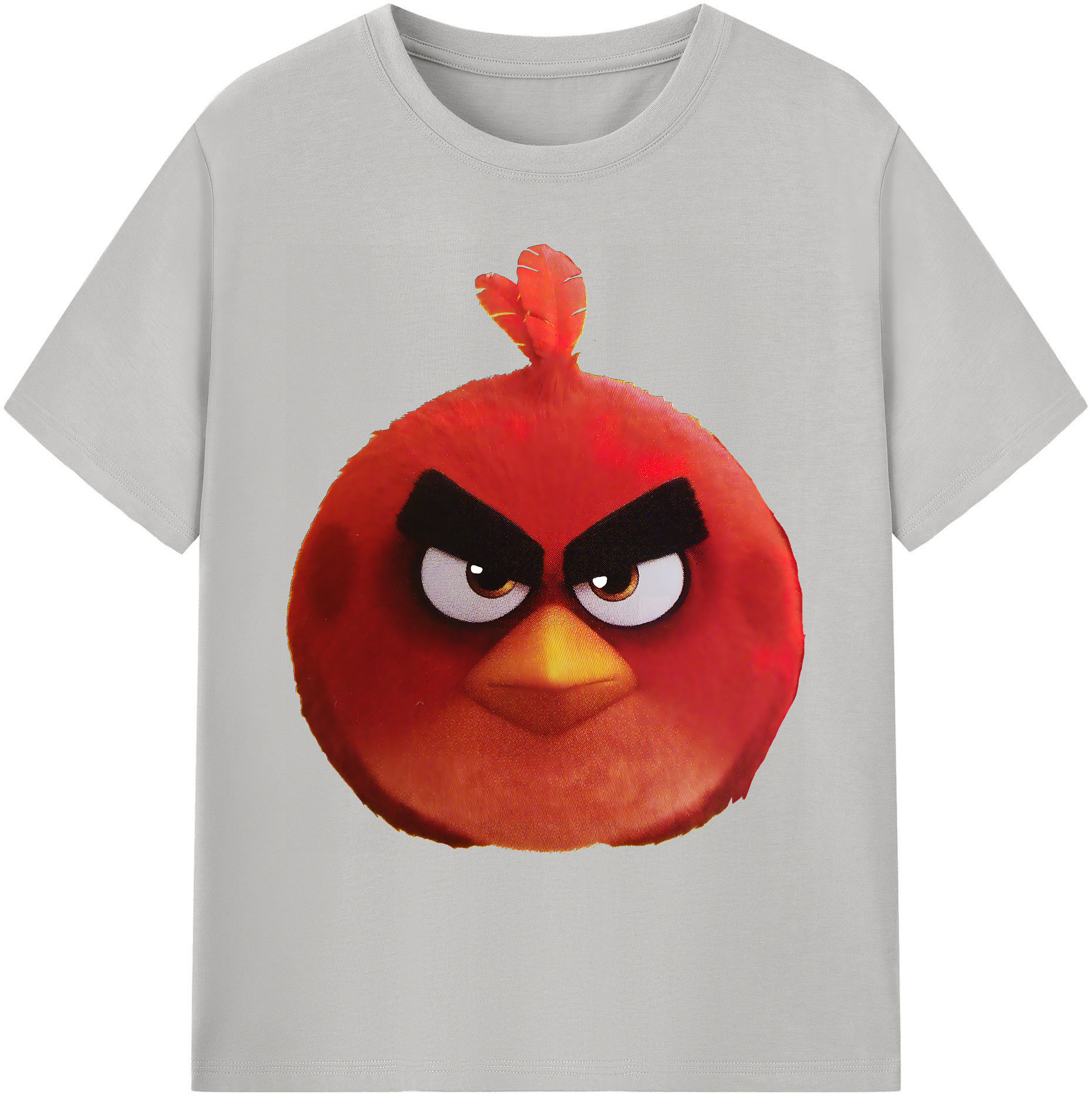 （画像用） Angry Birds アングリーバード 綿100％ メンズ半袖Tシャツ｜肌触りやわらか＆通気性