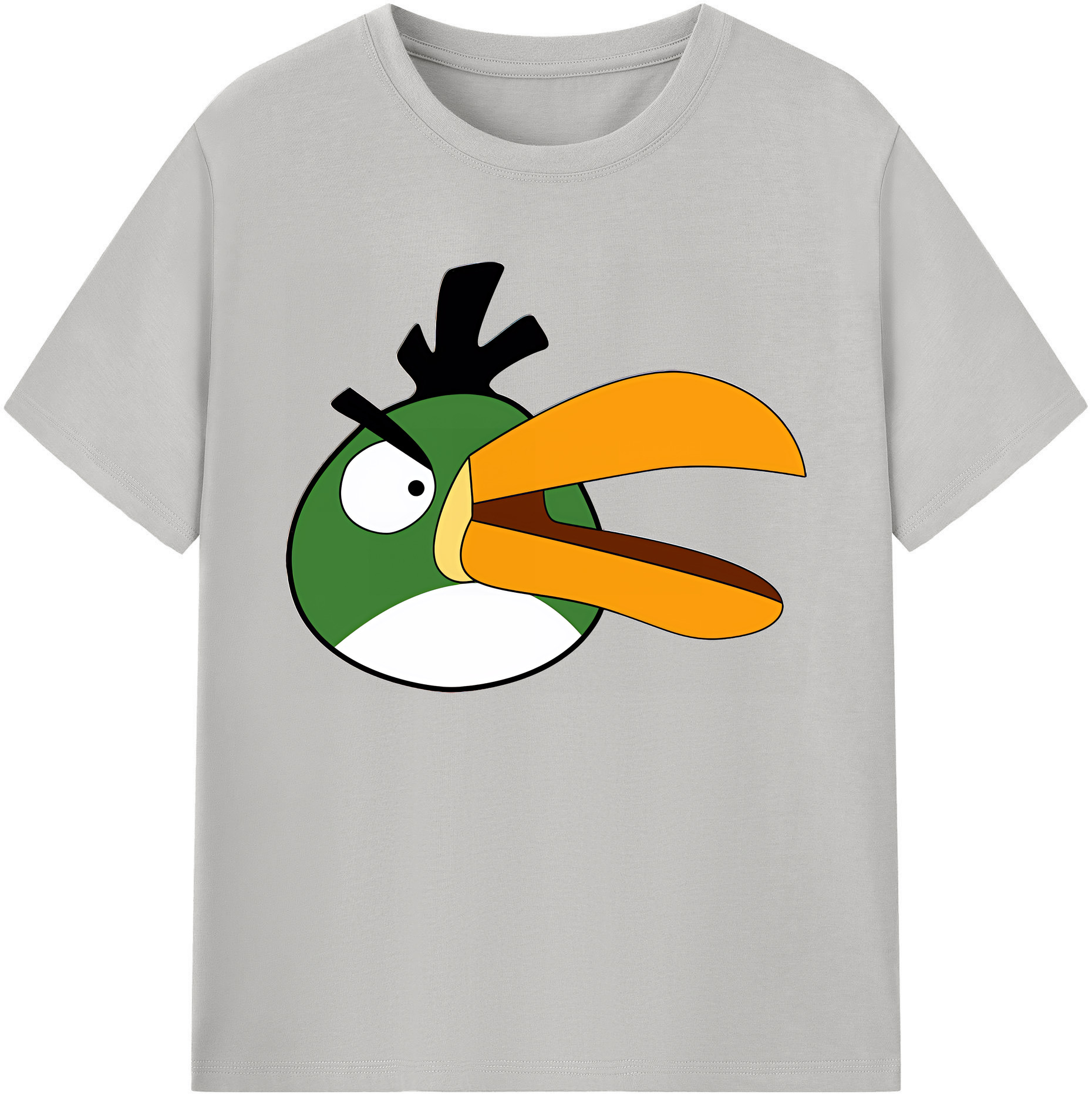 （画像用） Angry Birds アングリーバード 綿100％ メンズ半袖Tシャツ｜肌触りやわらか＆通気性