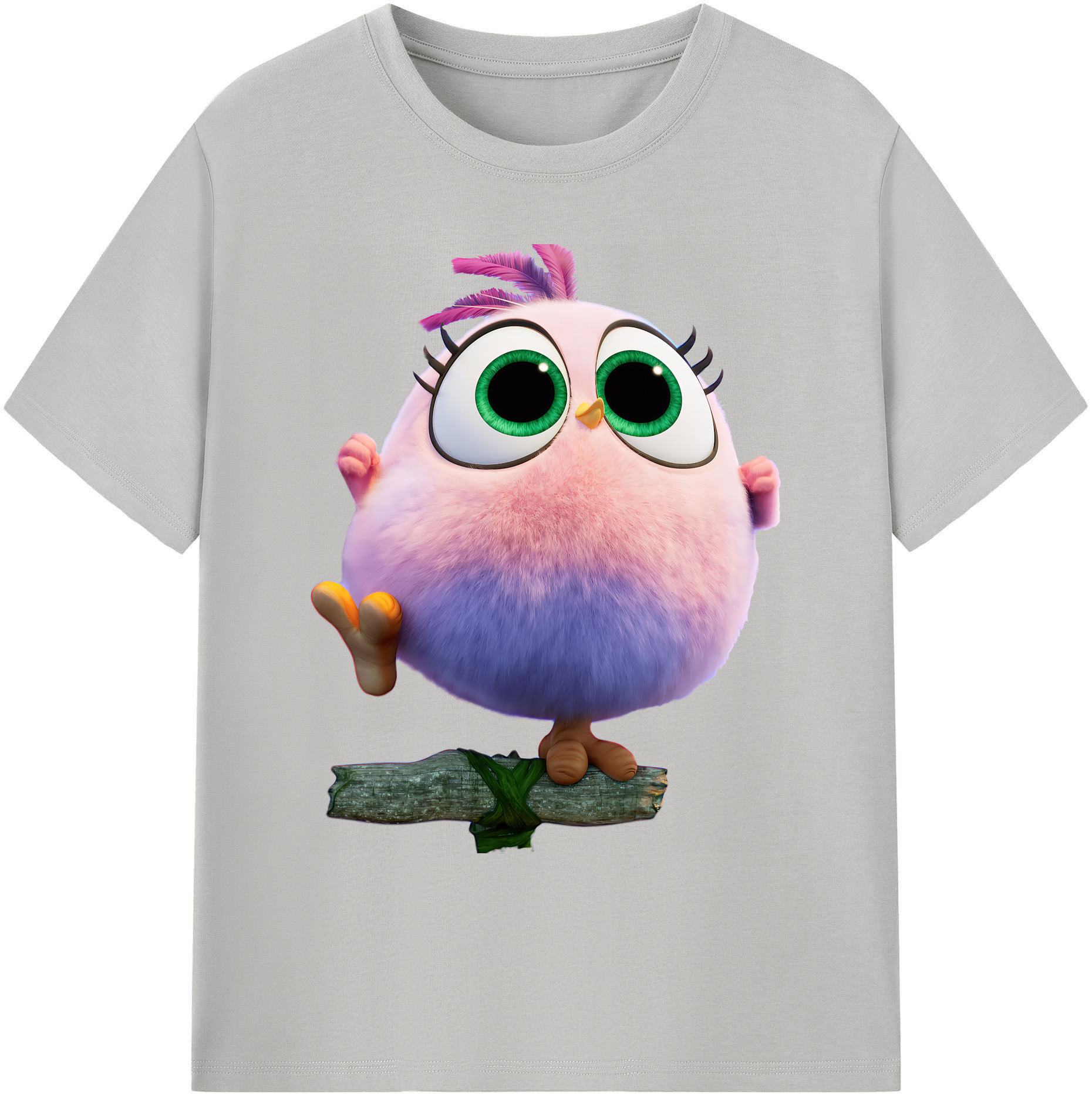 （画像用） Angry Birds アングリーバード 綿100％ メンズ半袖Tシャツ｜肌触りやわらか＆通気性