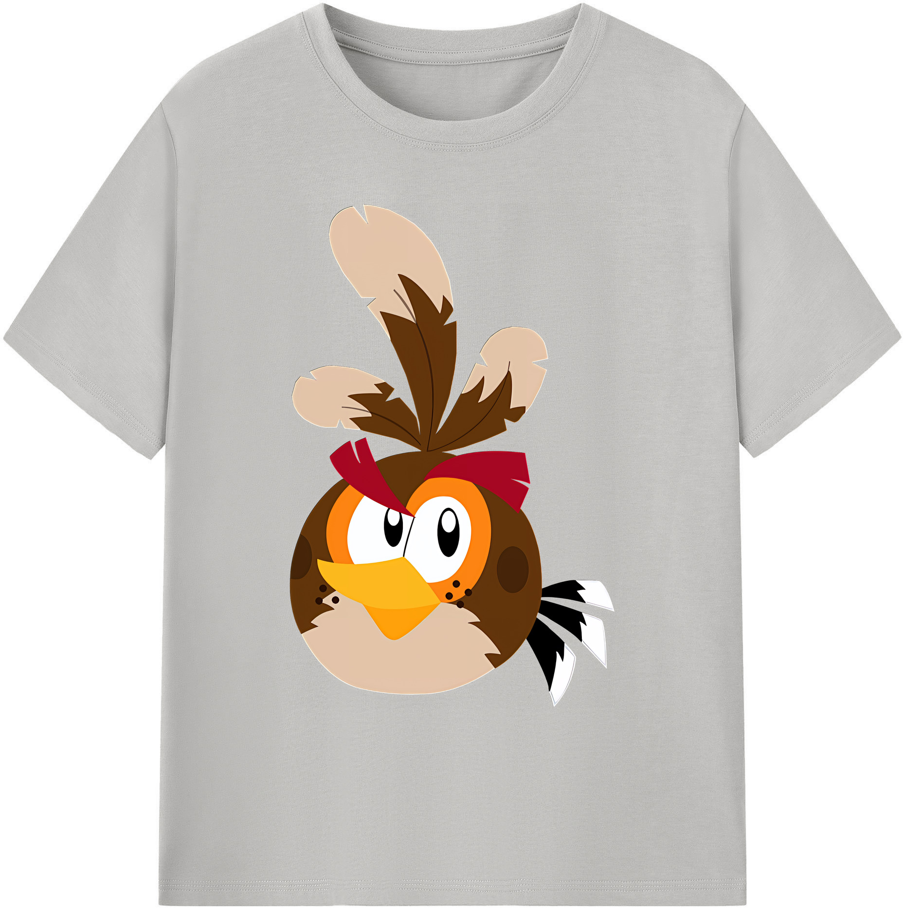 （画像用） Angry Birds アングリーバード 綿100％ メンズ半袖Tシャツ｜肌触りやわらか＆通気性