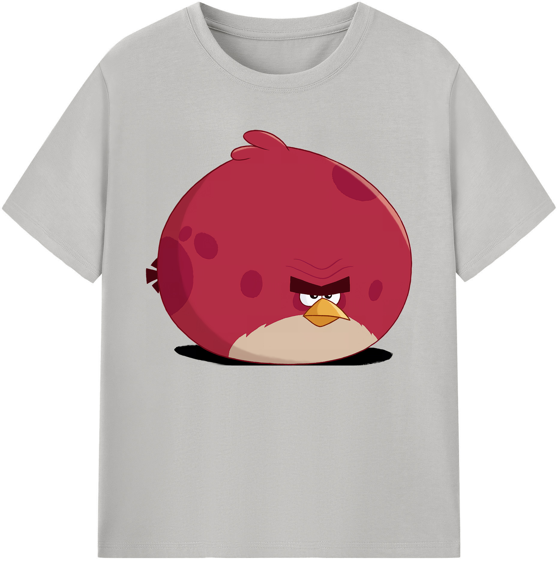 （画像用） Angry Birds アングリーバード 綿100％ メンズ半袖Tシャツ｜肌触りやわらか＆通気性