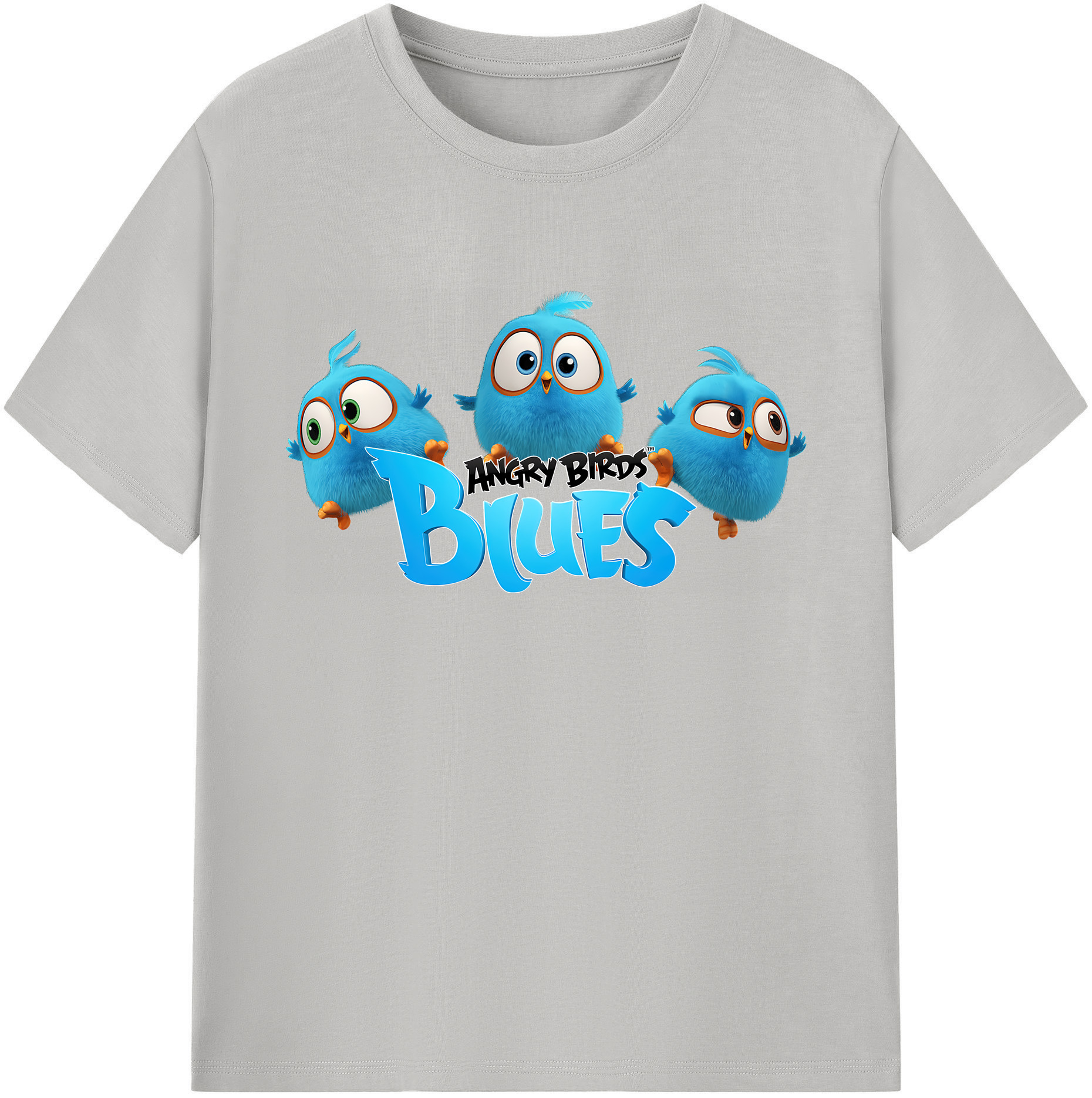 （画像用） Angry Birds アングリーバード 綿100％ メンズ半袖Tシャツ｜肌触りやわらか＆通気性