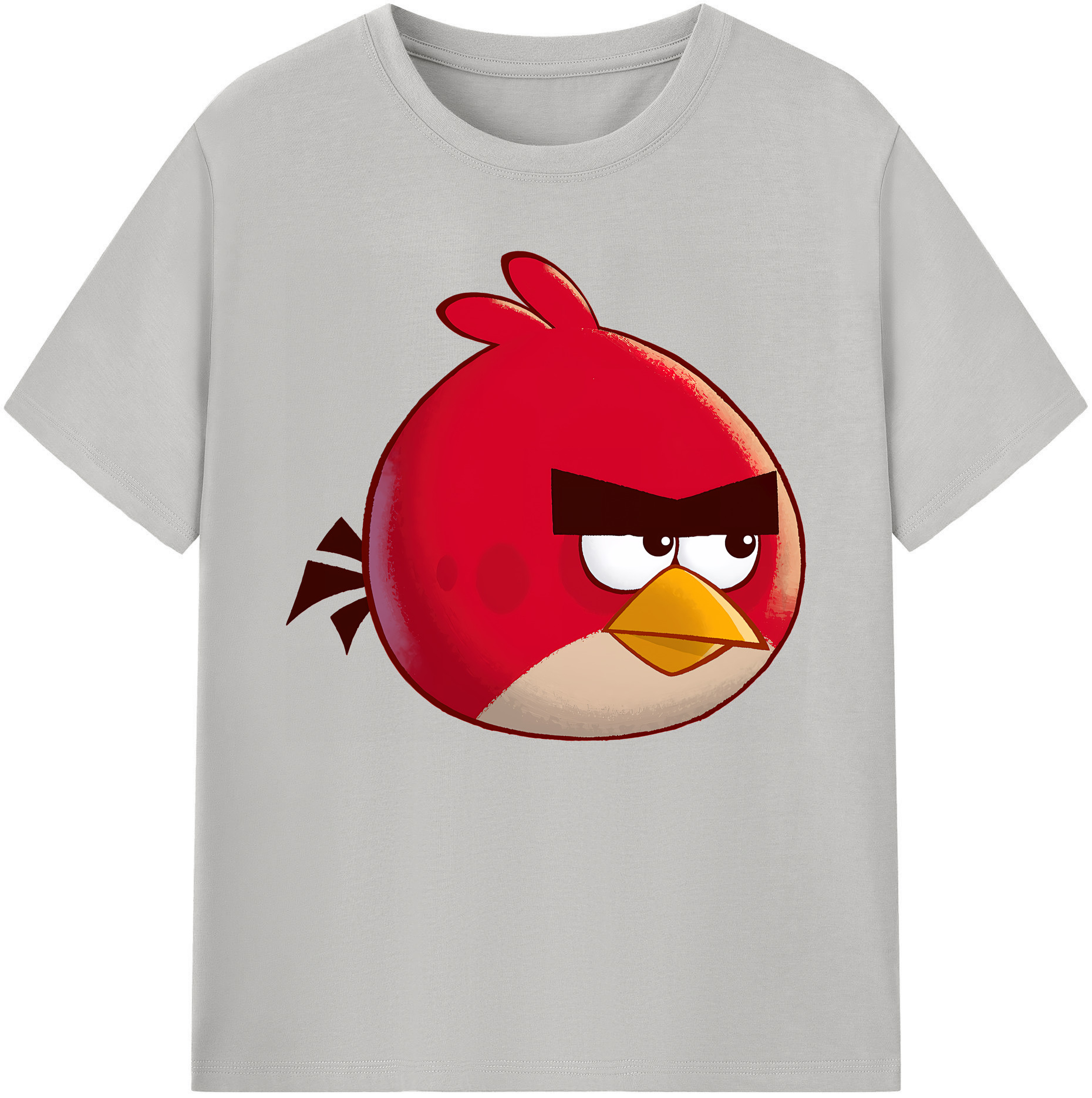 （画像用） Angry Birds アングリーバード 綿100％ メンズ半袖Tシャツ｜肌触りやわらか＆通気性