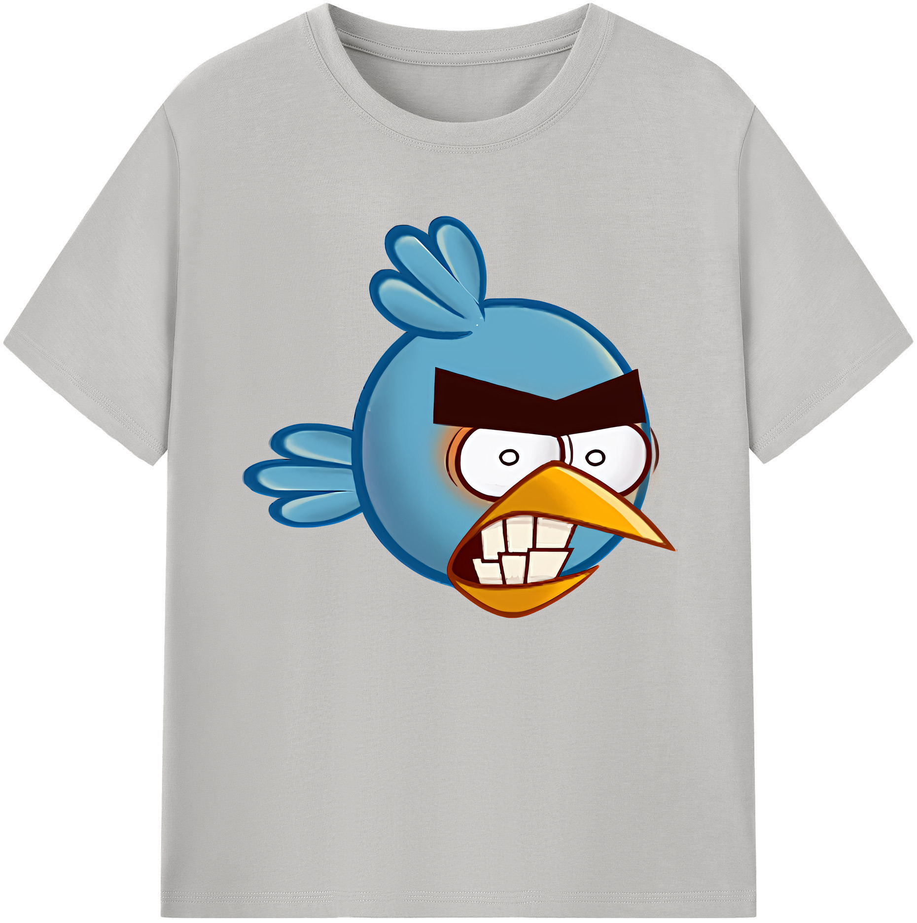 （画像用） Angry Birds アングリーバード 綿100％ メンズ半袖Tシャツ｜肌触りやわらか＆通気性